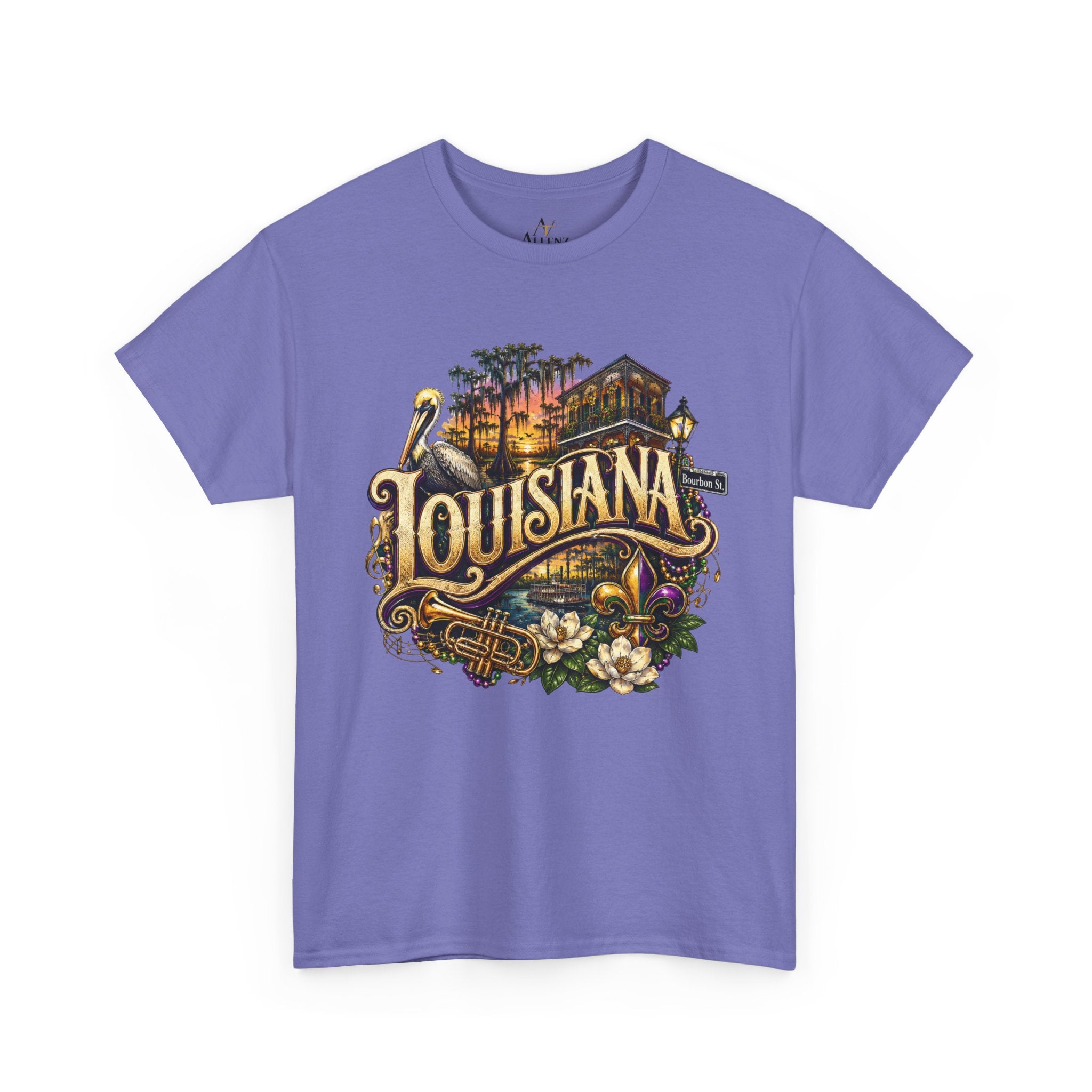 Unisex Heavy Cotton Tee 🎷 Louisiana – Jazz, Culture and Southern Soul 🎷