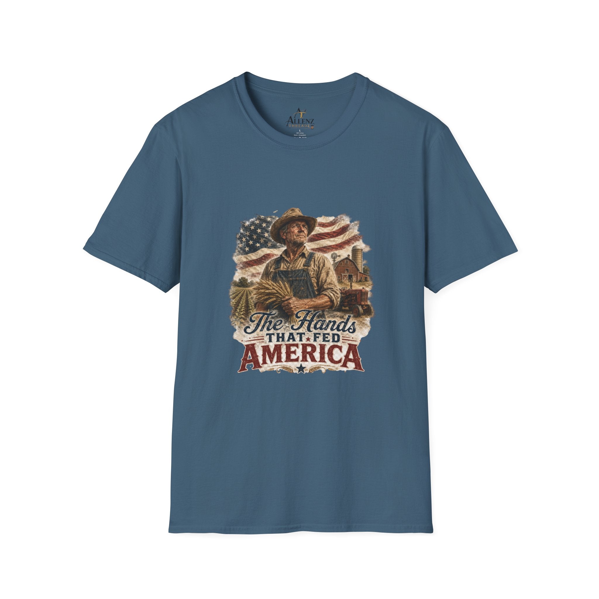 The Hands that fed America Unisex Softstyle T-Shirt