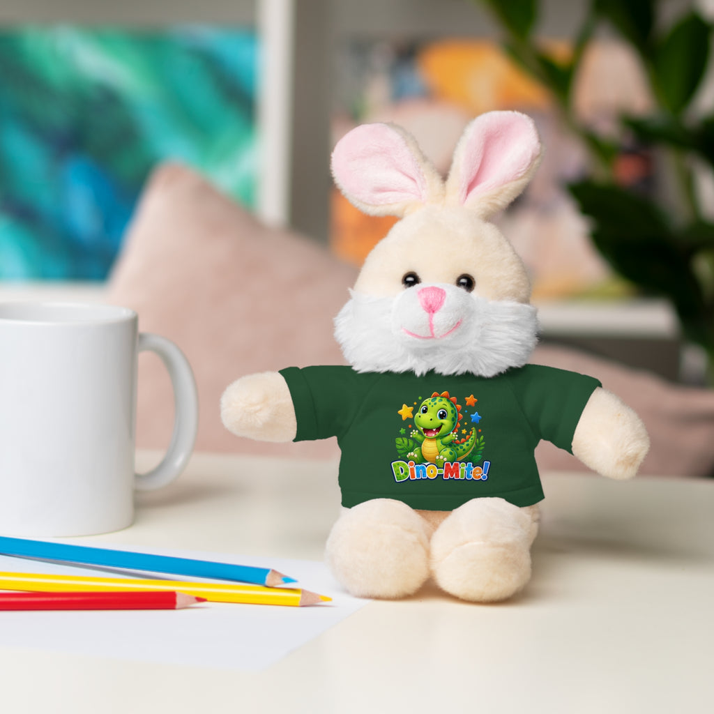Kids Stuffed Animal with Dino-Mite T-Shirt