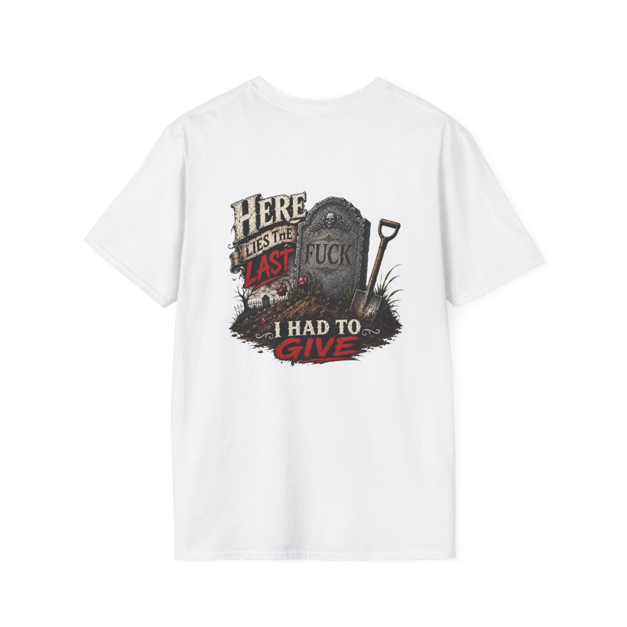 Here Lies Unisex Softstyle T-Shirt