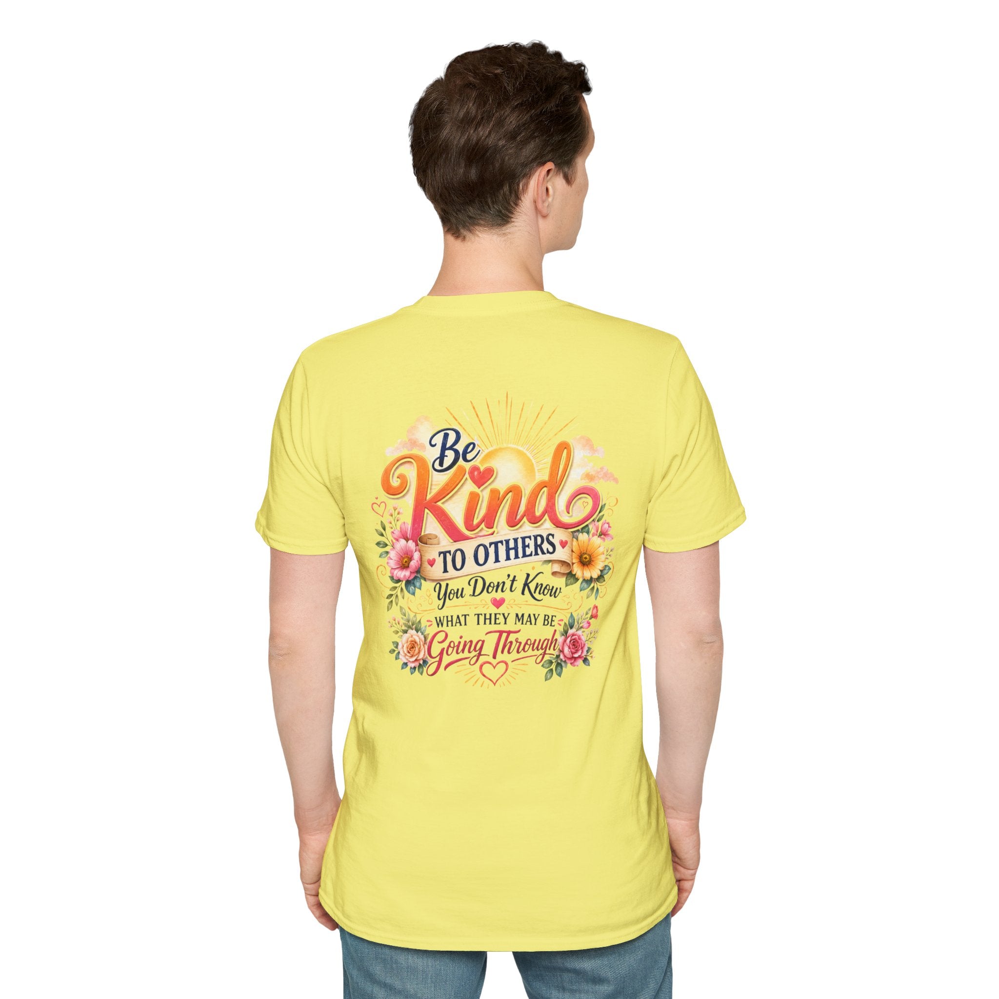 Be Kind Inspirational Unisex Softstyle T-Shirt