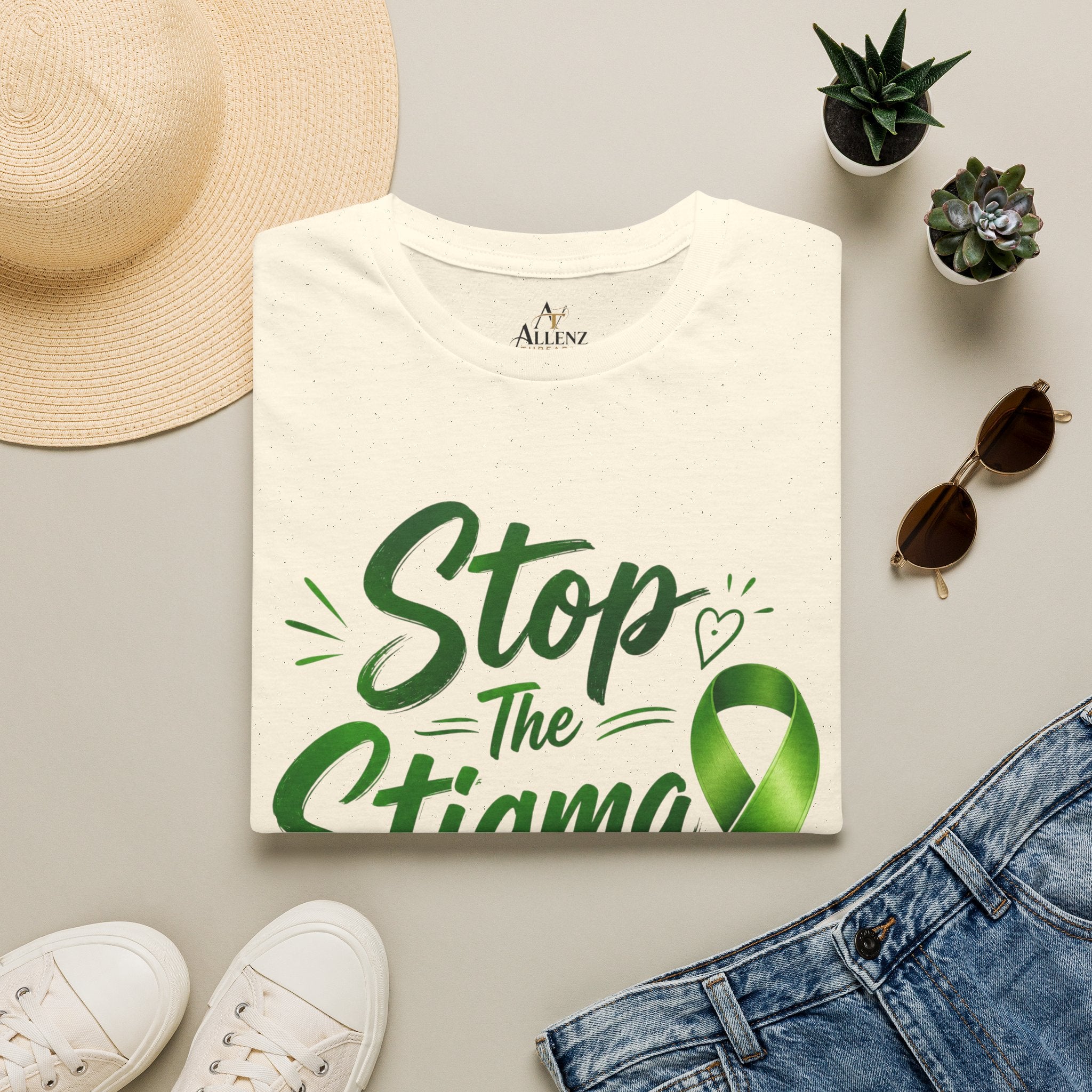 Stop The Stigma Mental Health Unisex Softstyle T-Shirt