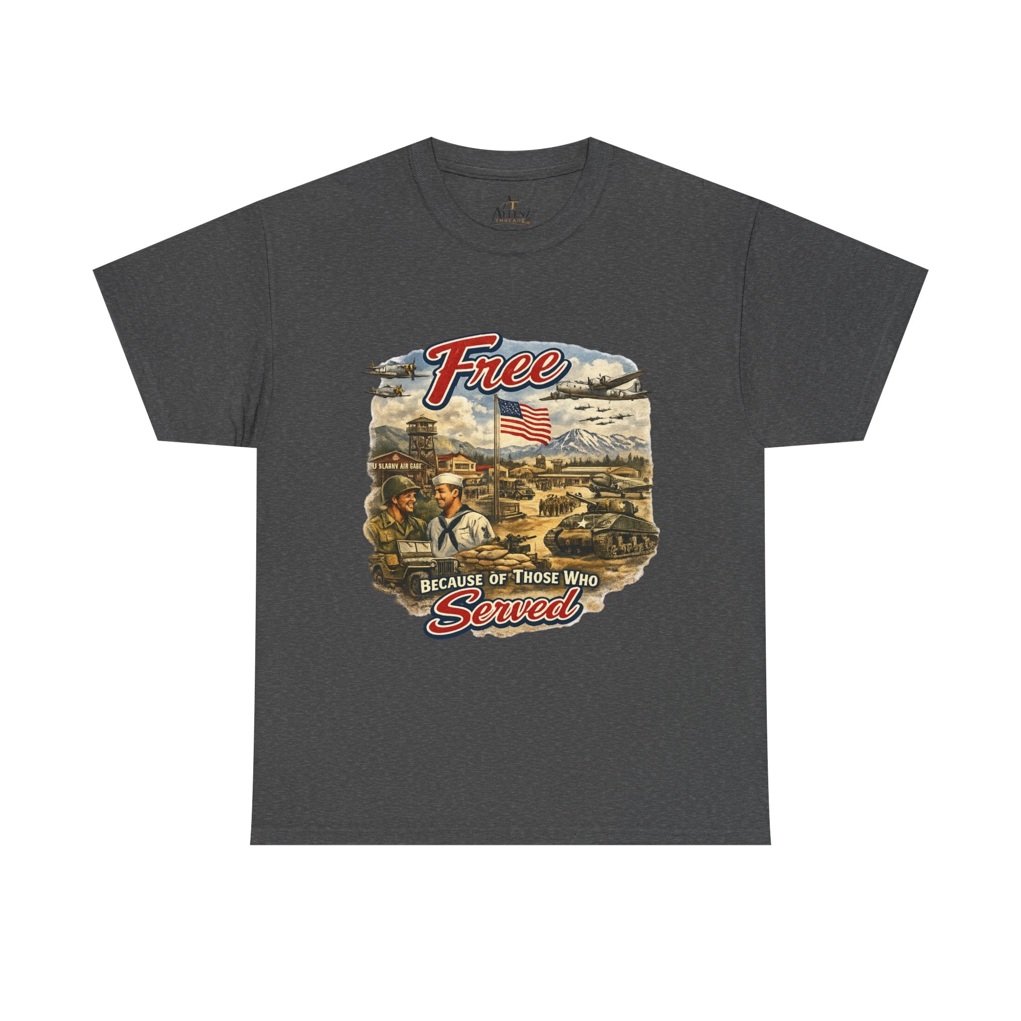 Unisex Heavy Cotton Tee - free because of who served