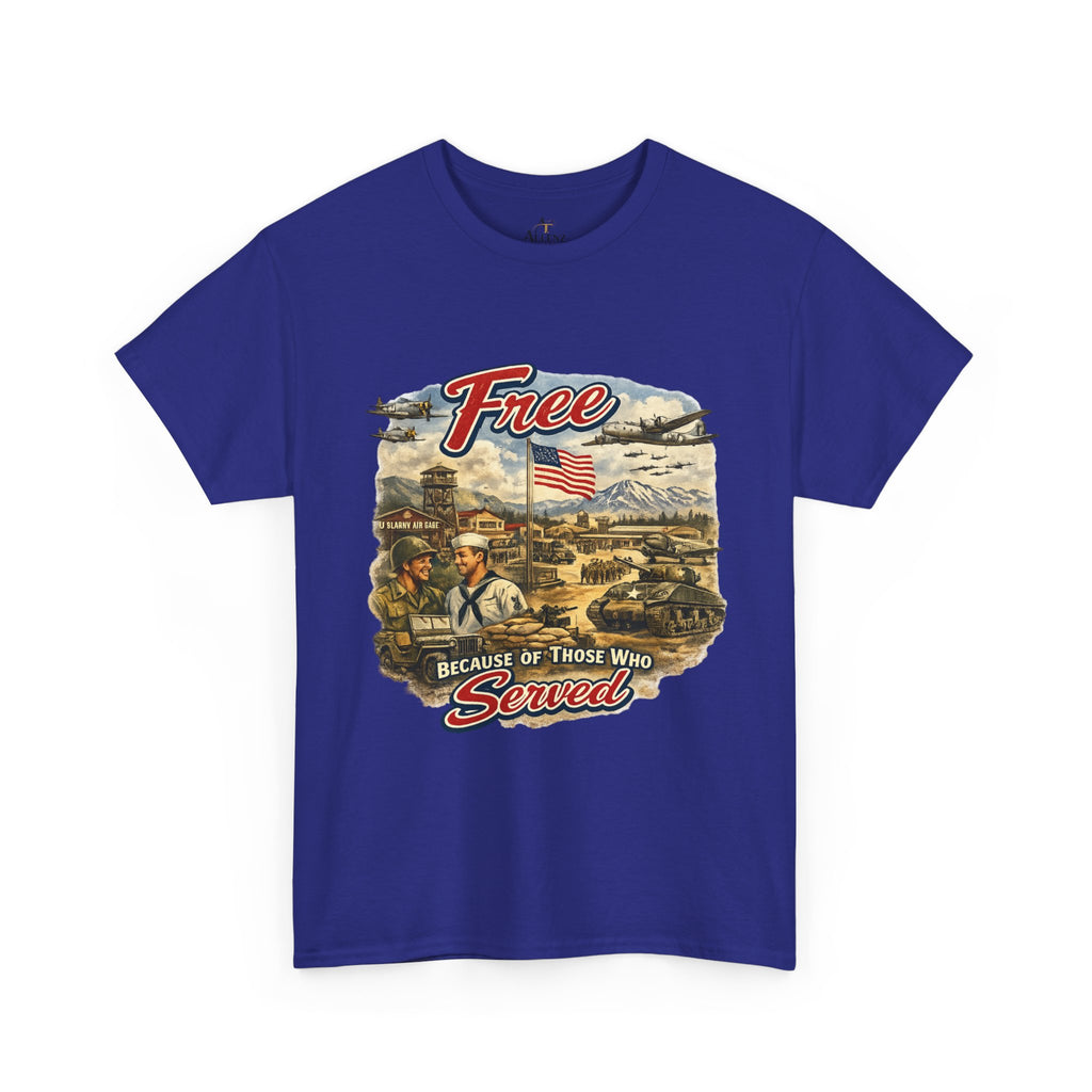 Unisex Heavy Cotton Tee - free because of who served