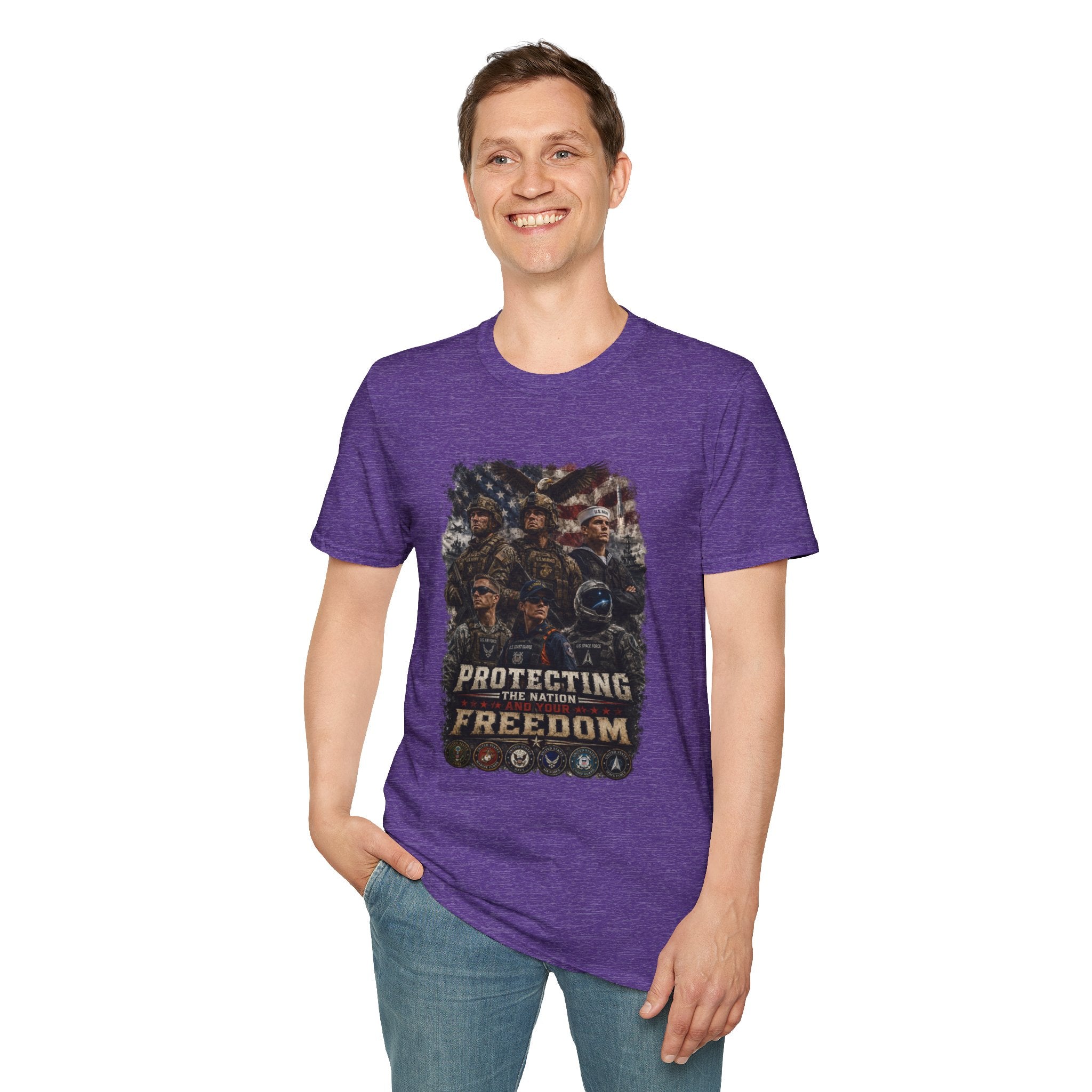 Protecting the Nation Unisex Softstyle T-Shirt