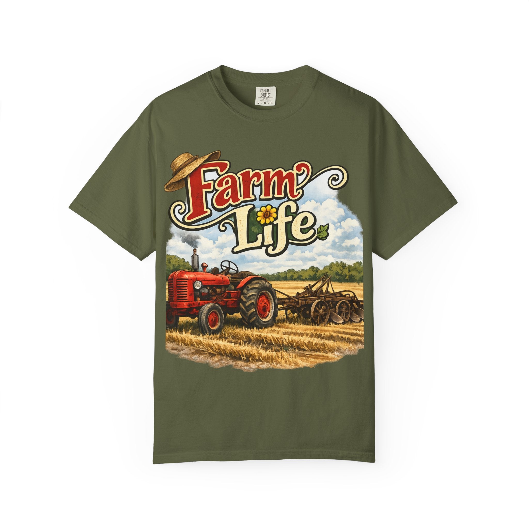 Farm Life T-Shirt — Vintage Tractor Country Graphic Tee