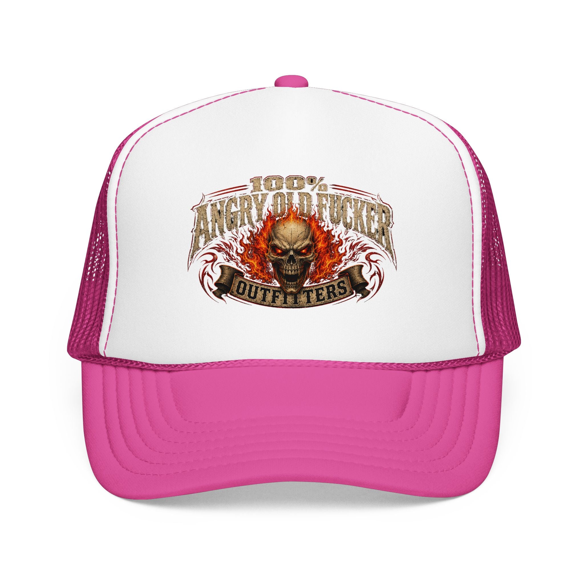 Foam Trucker Hat. 100% angry old man.