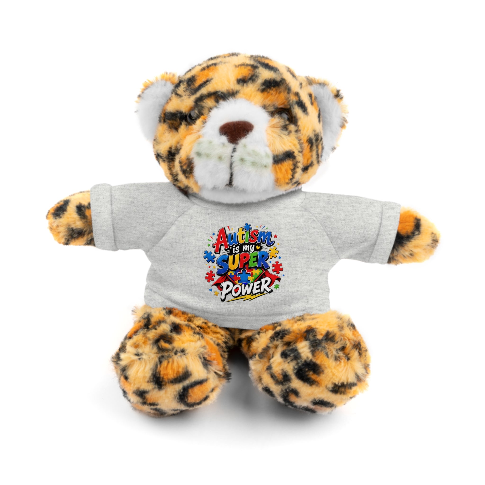 Kids Stuffed Animal with Autism T-Shirt