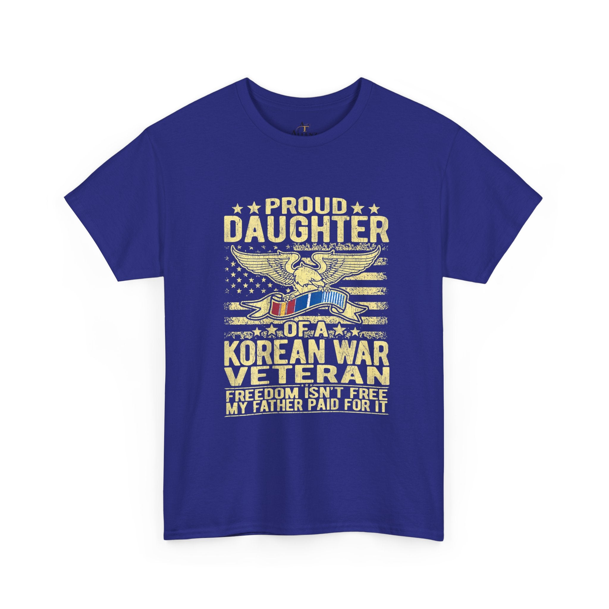 Unisex Heavy Cotton Tee Proud Daughter of a Korean War Veteran