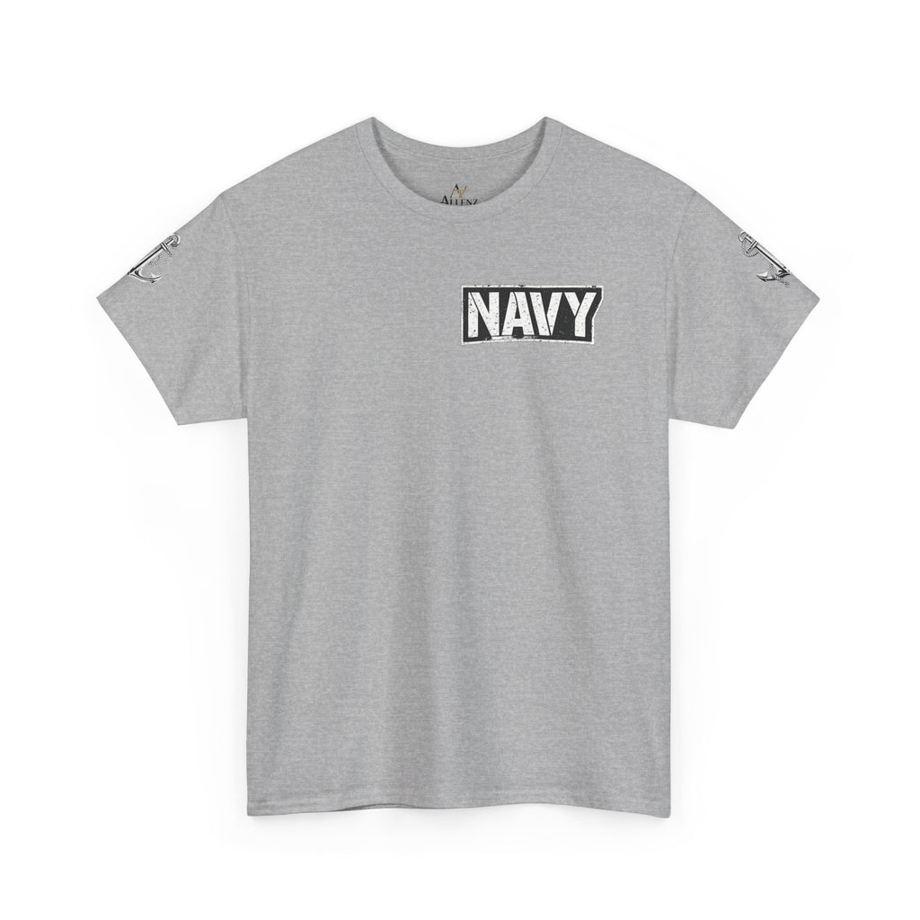 Unisex Heavy Cotton Tee⚓ “I’m A Grumpy Old Navy Veteran” Funny Veteran Shirt ⚓