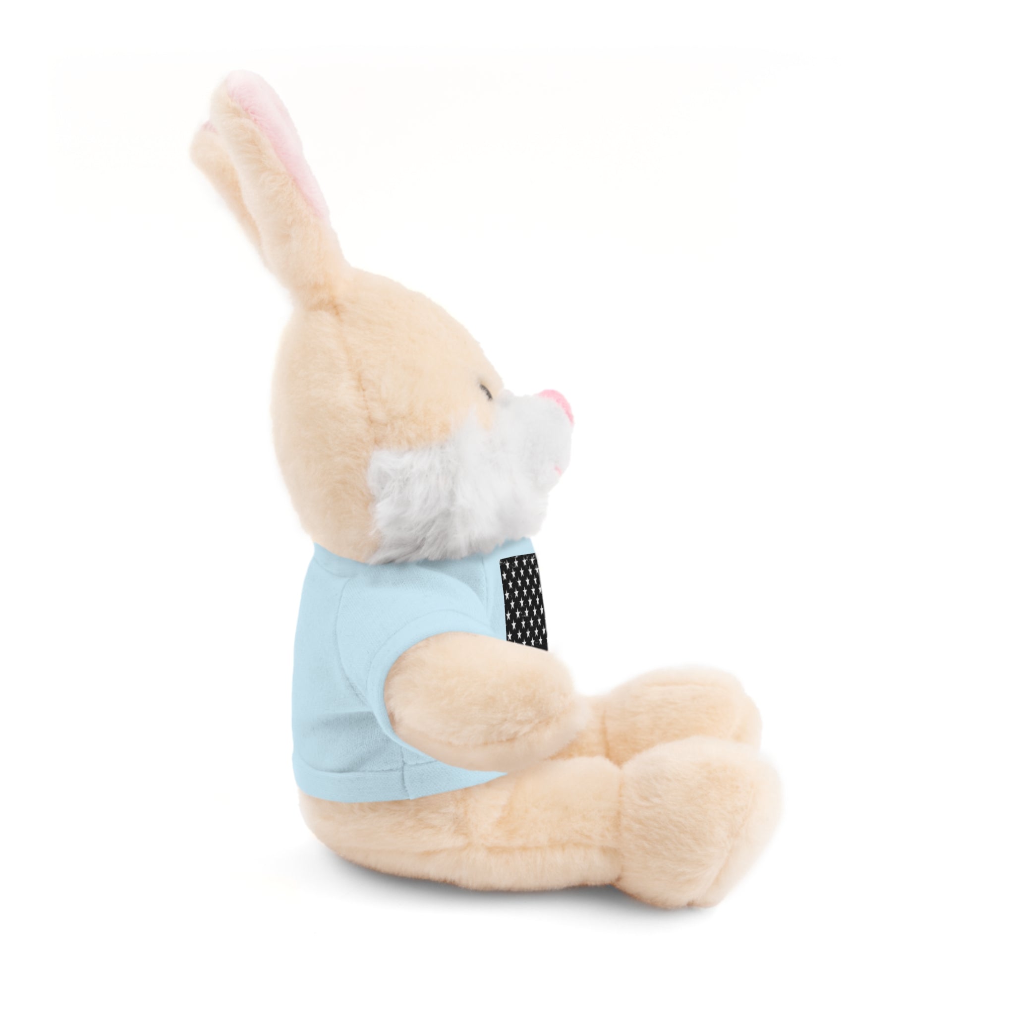 Kids Stuffed Animal with Thin Red line flag Tee