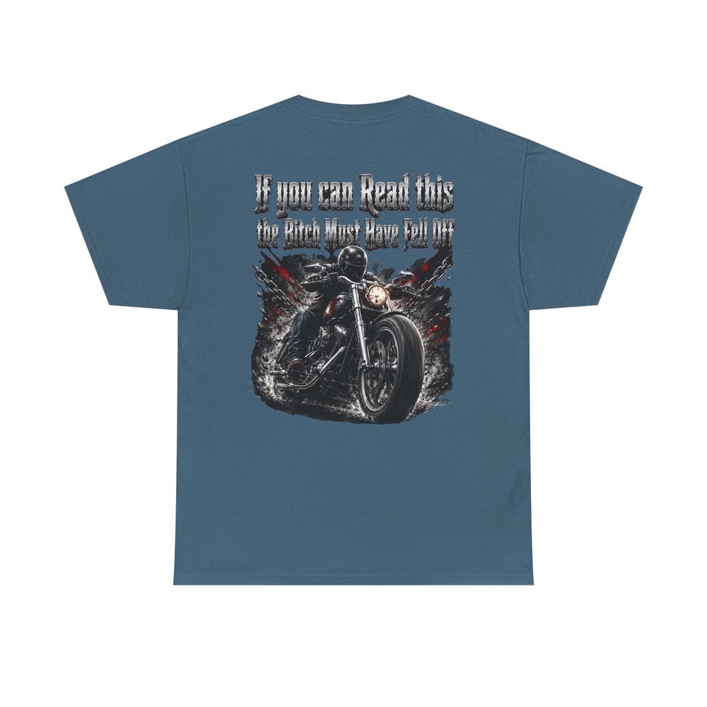 I you can Read This Biker Shirt Unisex Heavy Cotton Tee