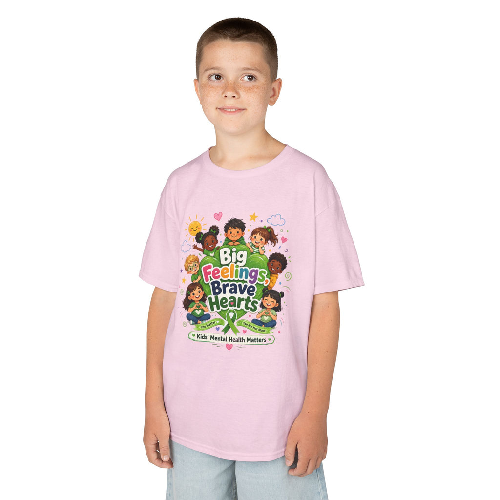 Brave Hearts Mental Health Kids Heavy Cotton™ Tee
