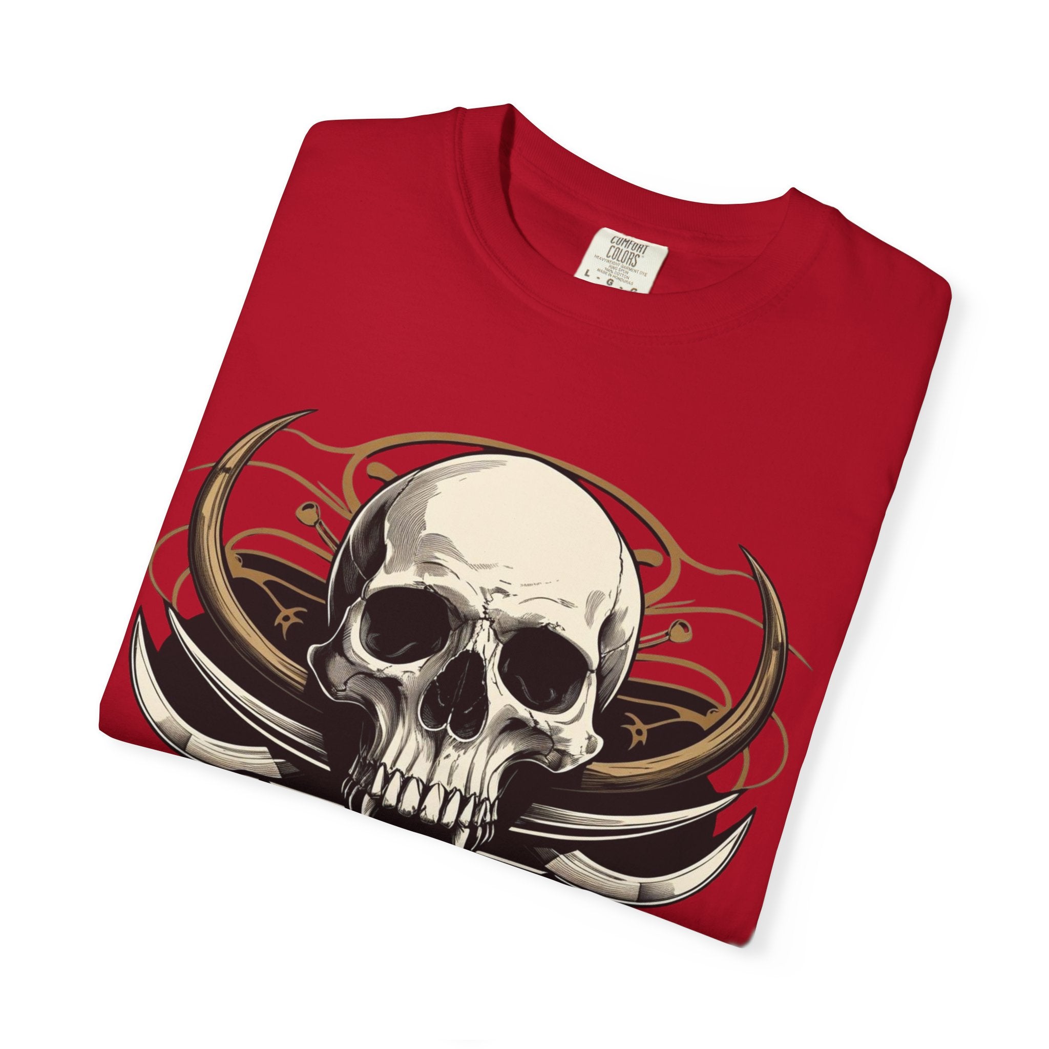 Skull Logo T-Shirt — "Allen Cutlery" Retro Gothic Tee