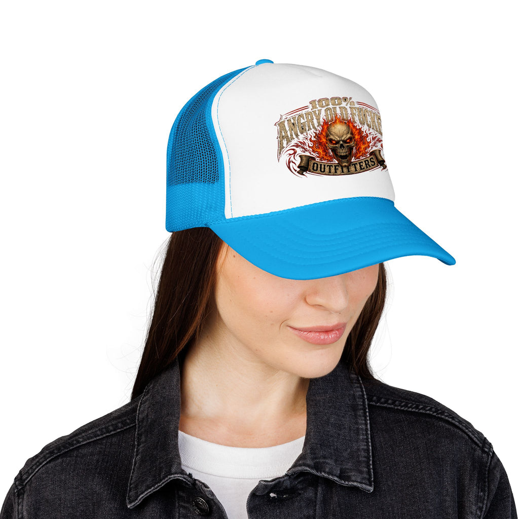 Foam Trucker Hat. 100% angry old man.