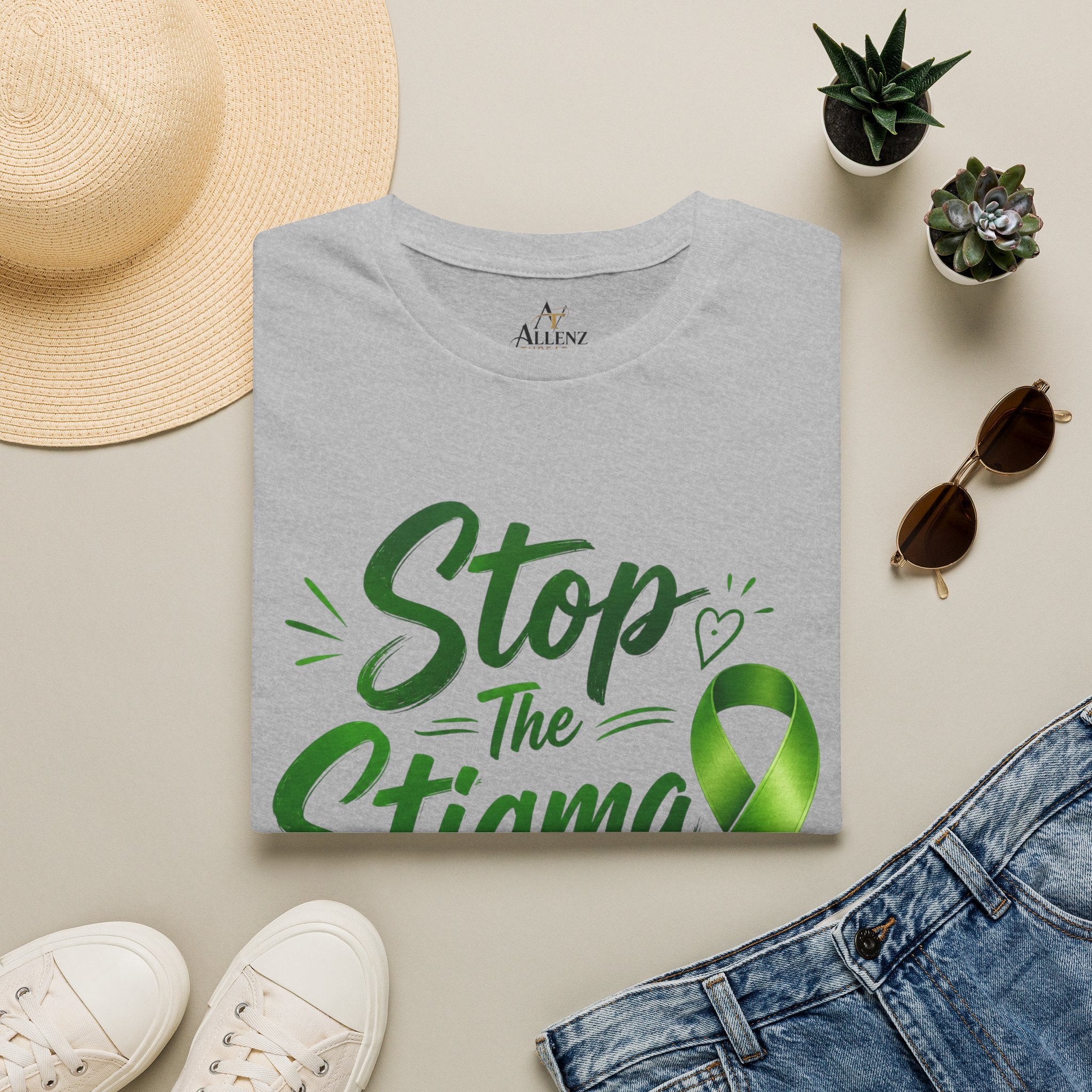 Stop The Stigma Mental Health Unisex Softstyle T-Shirt
