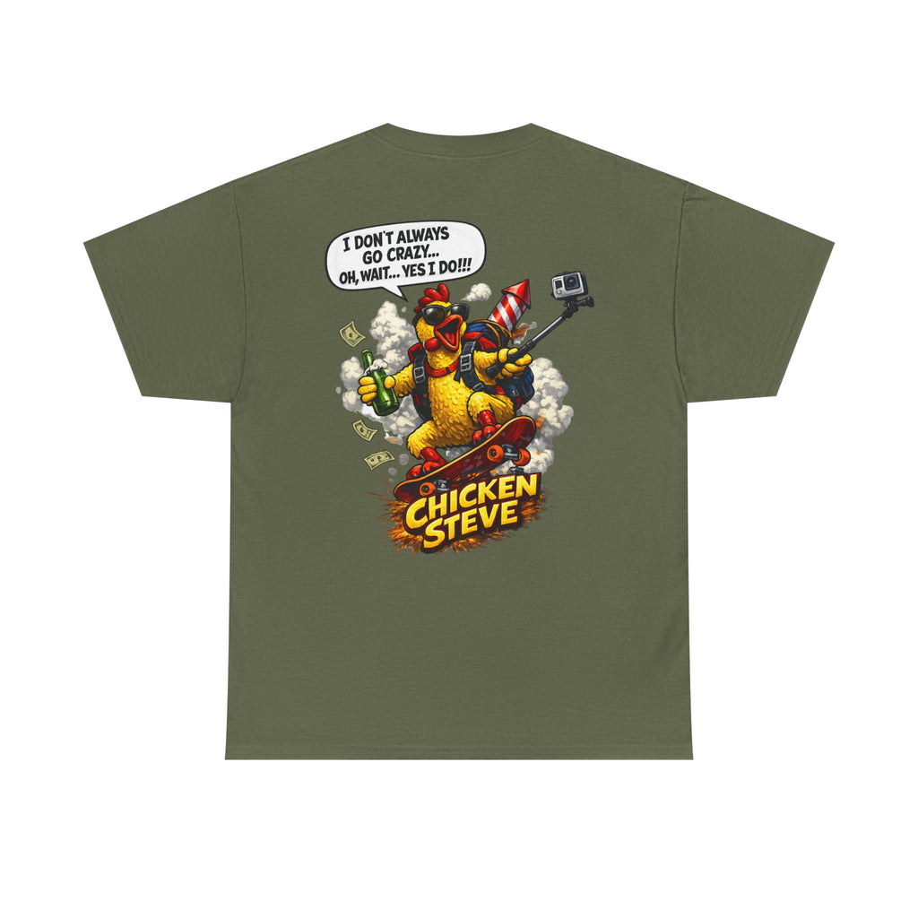 Unisex Heavy Cotton Tee    Chicken Steve's Adventures