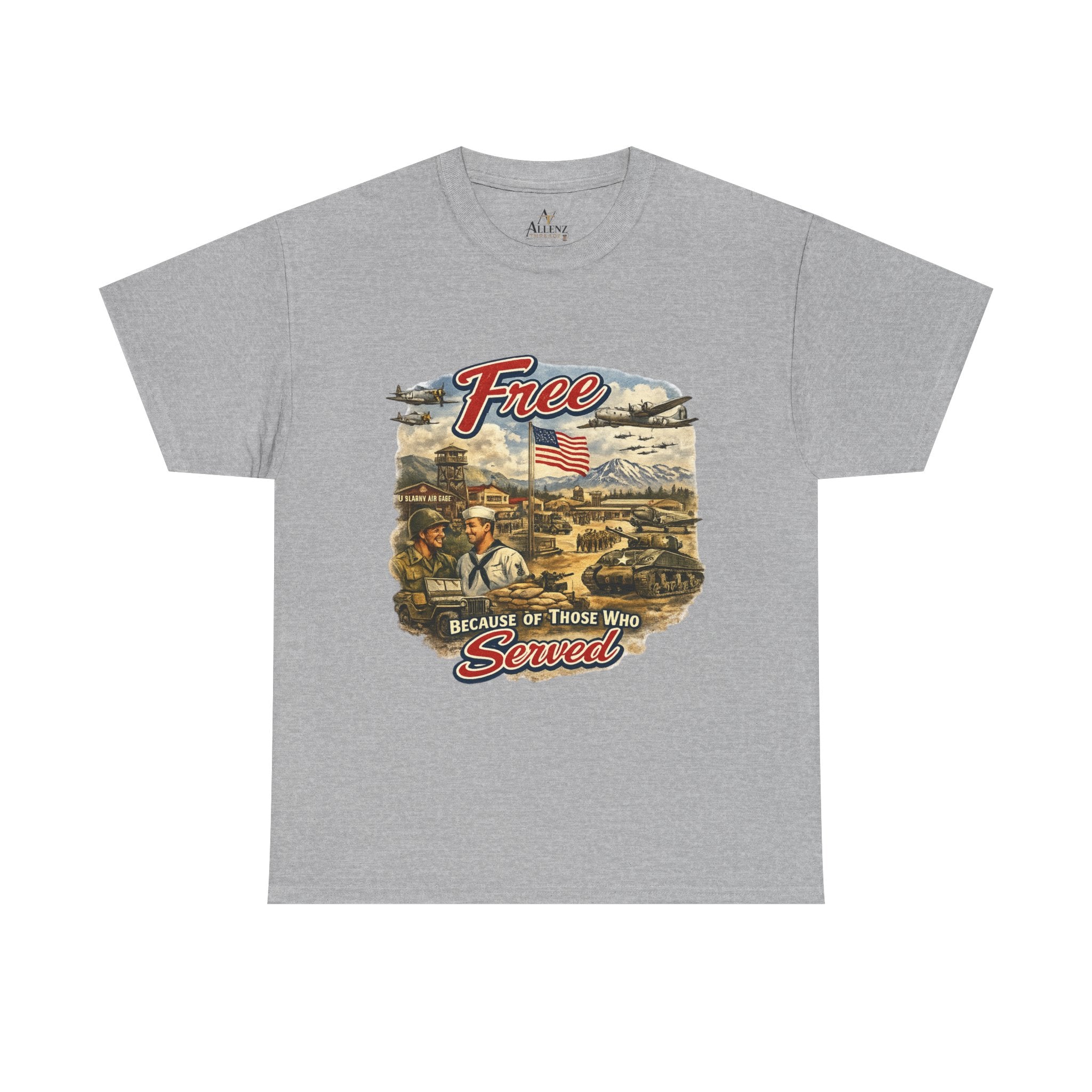 Unisex Heavy Cotton Tee - free because of who served