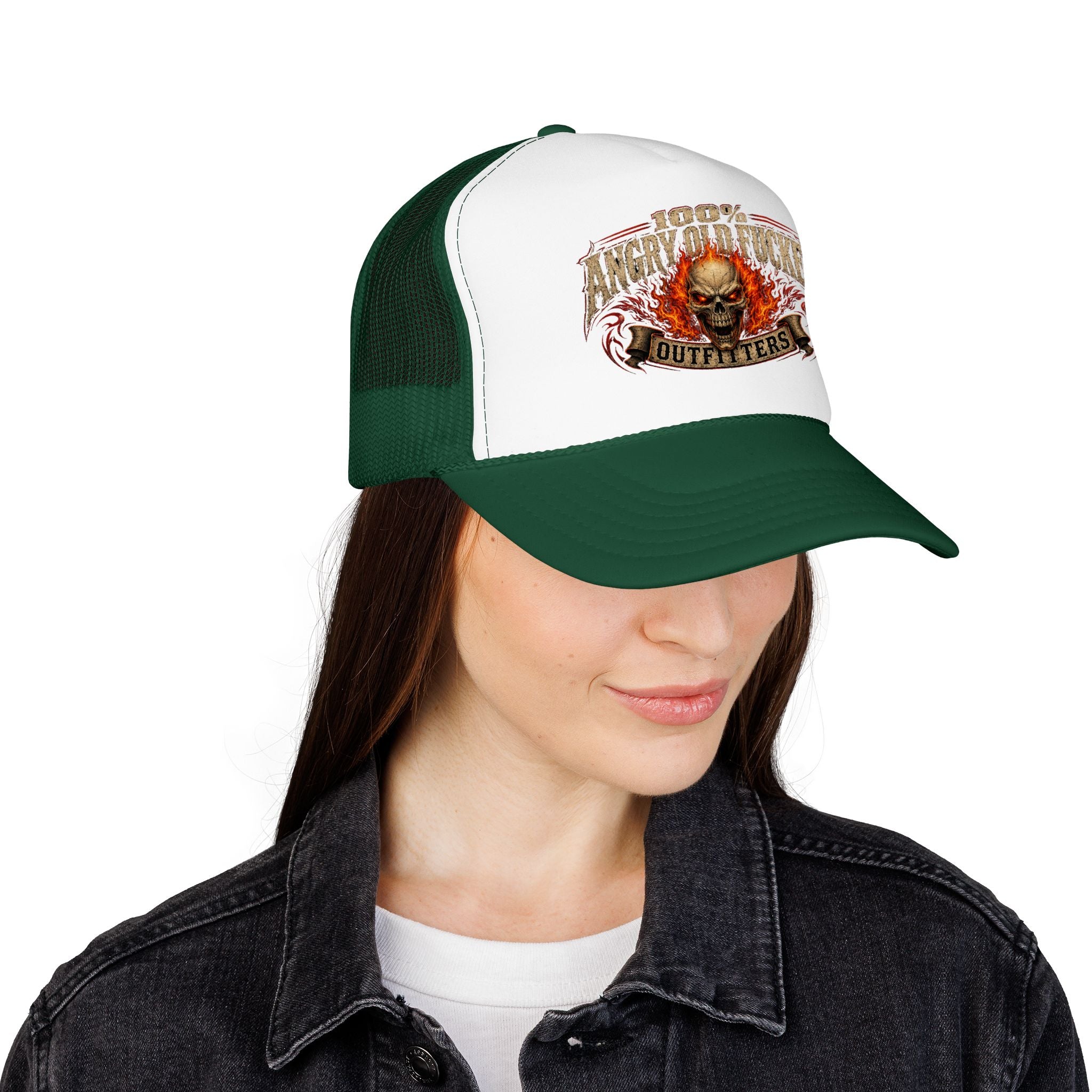 Foam Trucker Hat. 100% angry old man.