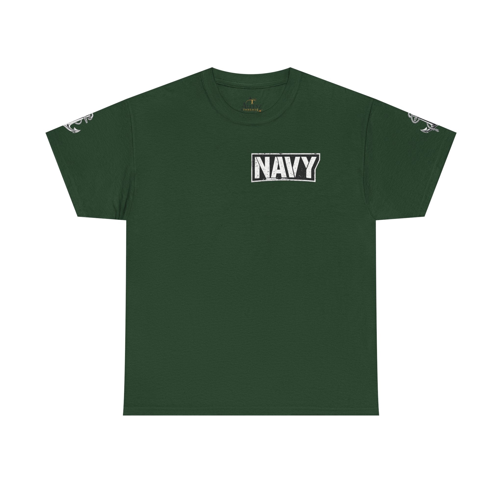 Unisex Heavy Cotton Tee⚓ “I’m A Grumpy Old Navy Veteran” Funny Veteran Shirt ⚓