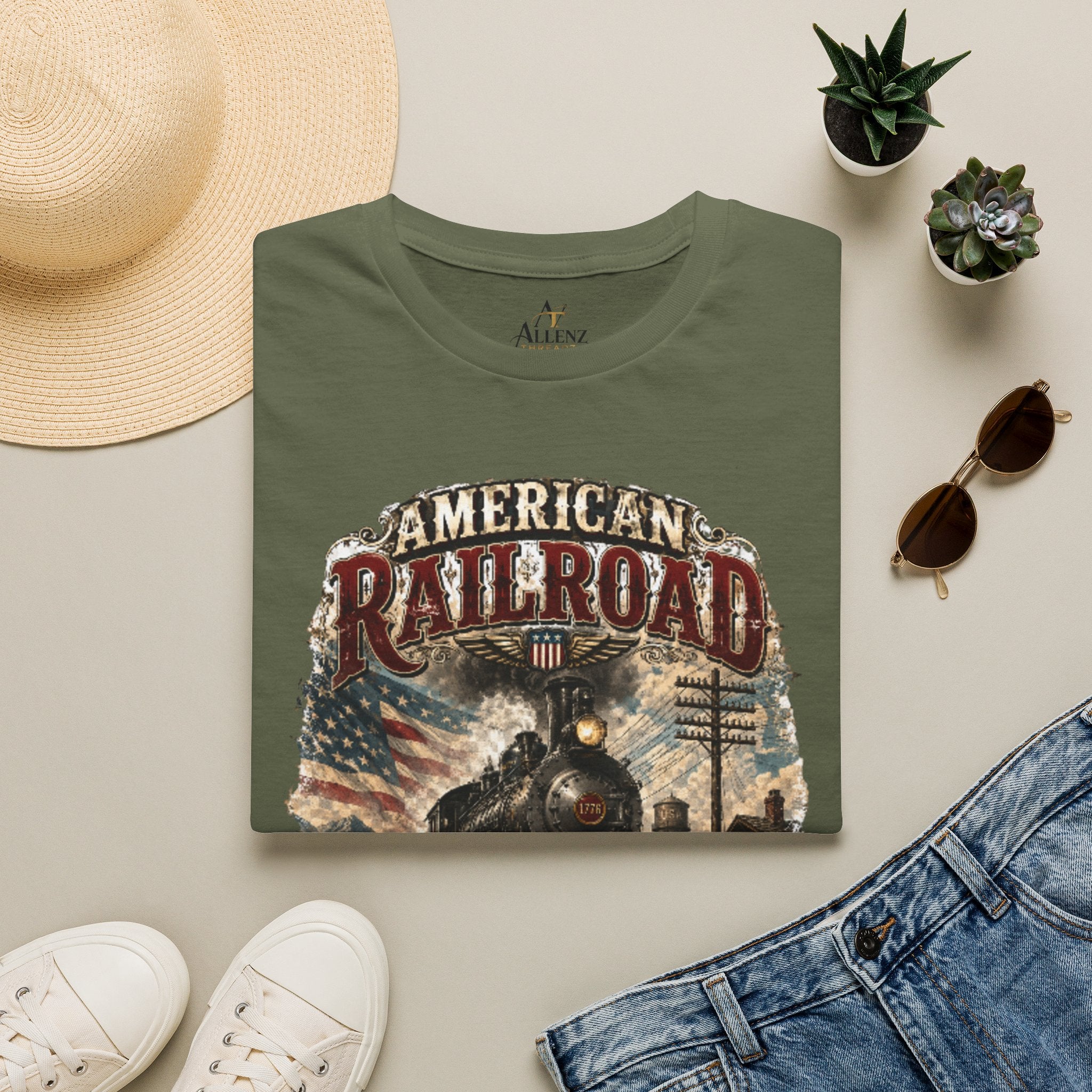 American Railroad Unisex Softstyle T-Shirt