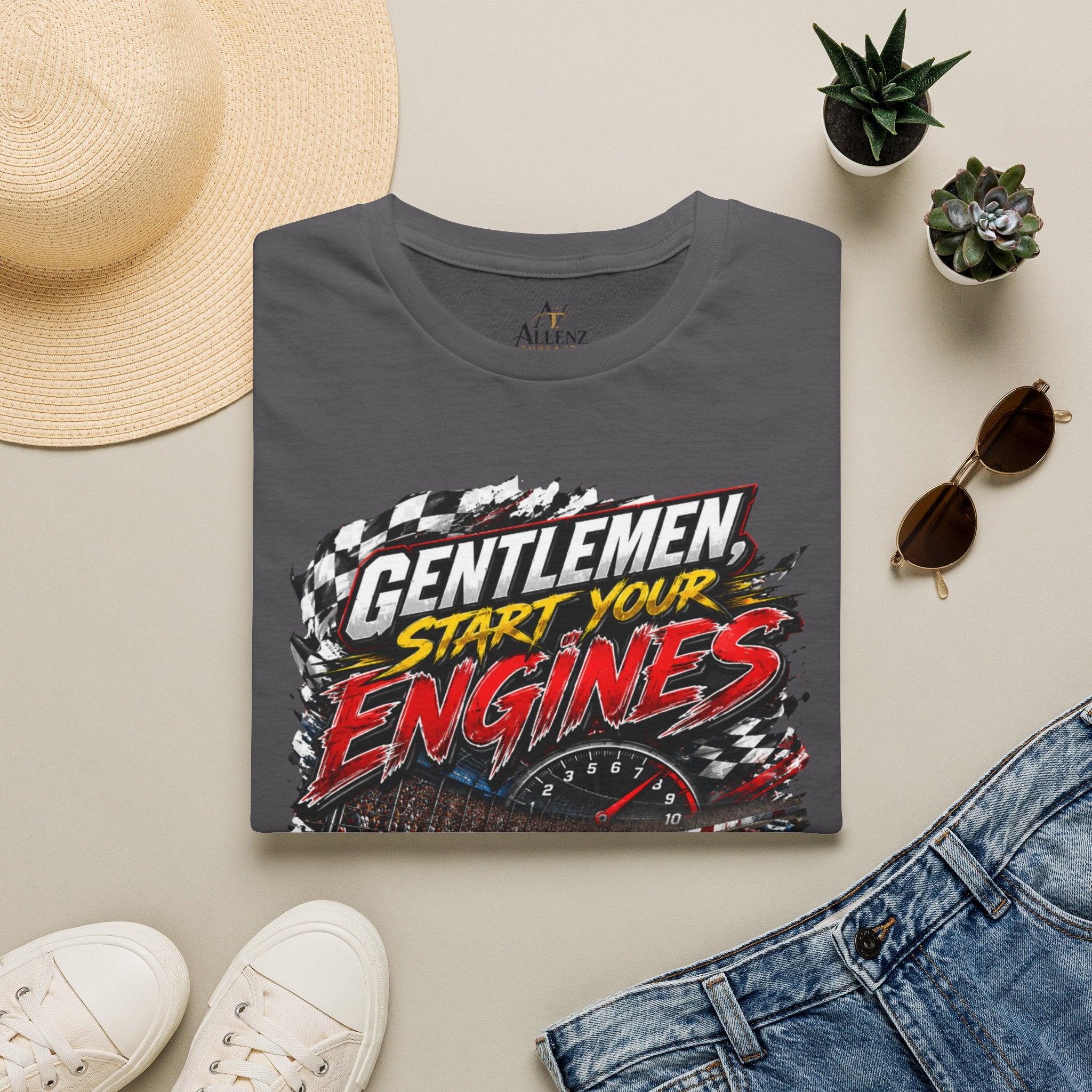 Start Your Engines Racing Unisex Softstyle T-Shirt