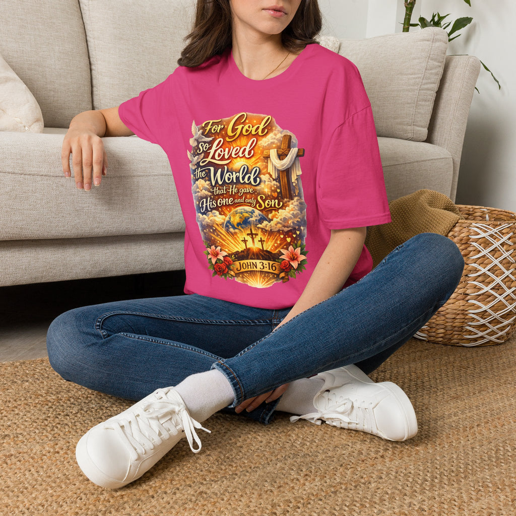 For God So Loved The World Unisex Softstyle T-Shirt