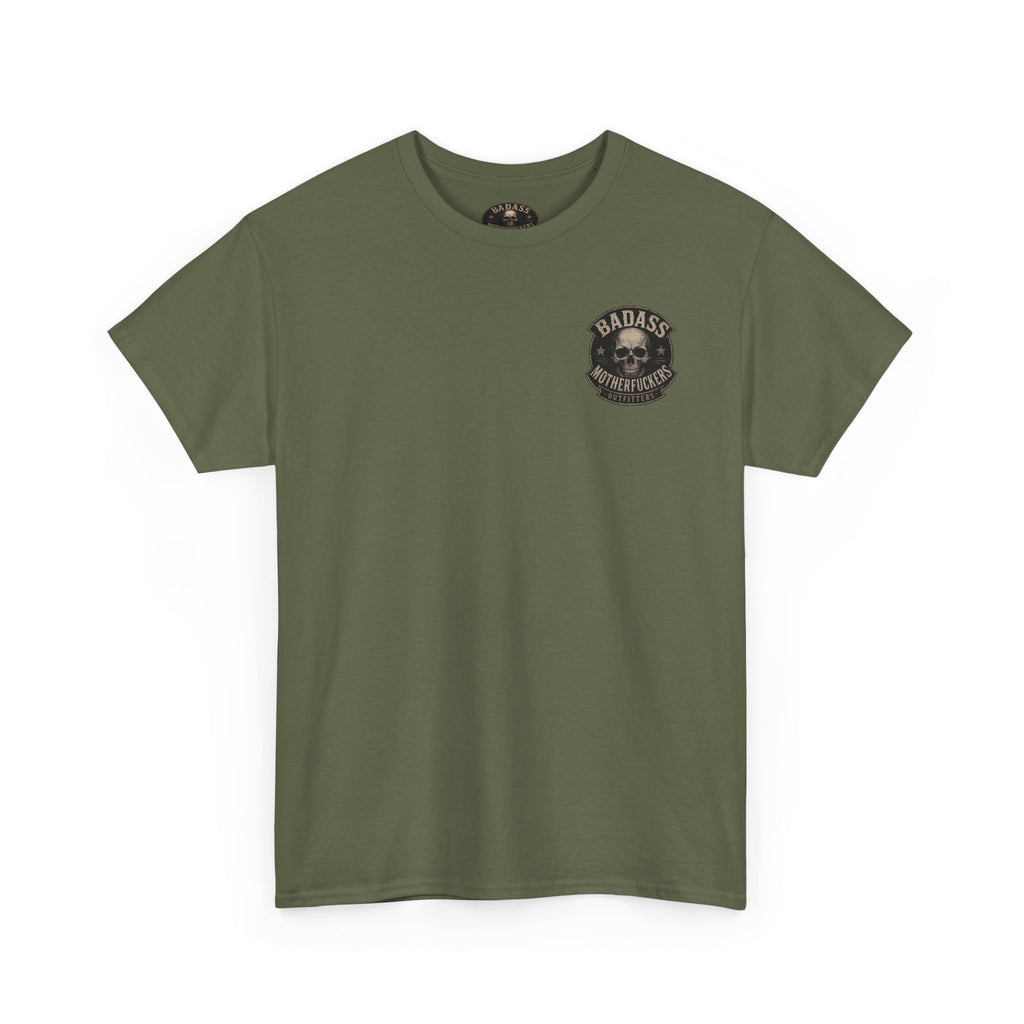 Badass Motherfu.... Bike Unisex Heavy Cotton Tee