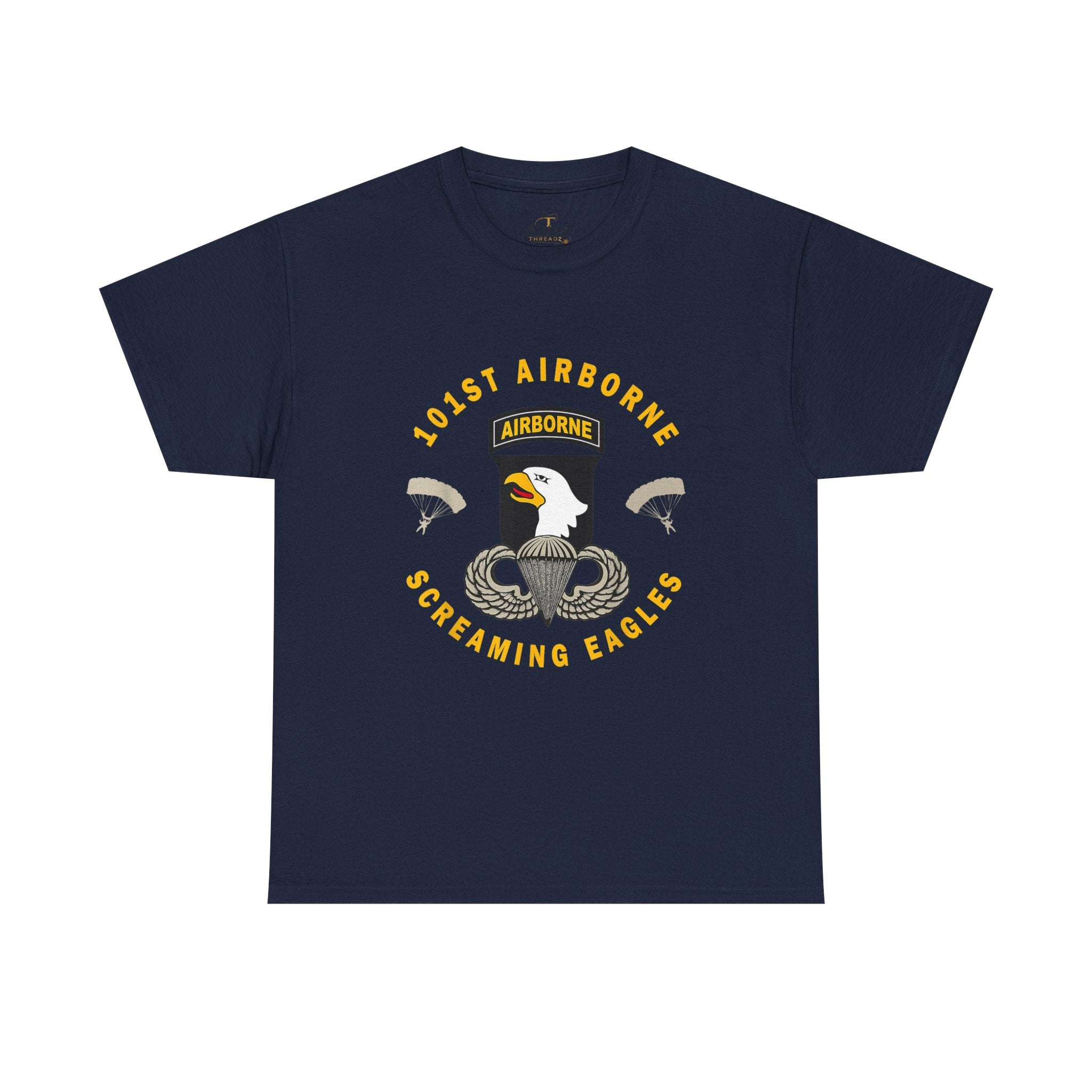 Unisex Heavy Cotton Tee 🦅 101st Airborne “Screaming Eagles” Veteran