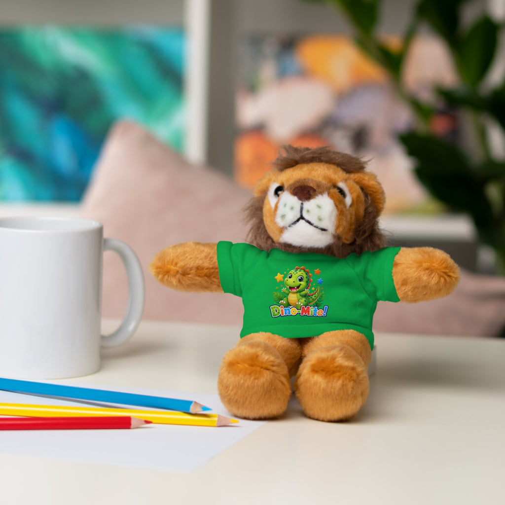 Kids Stuffed Animal with Dino-Mite T-Shirt