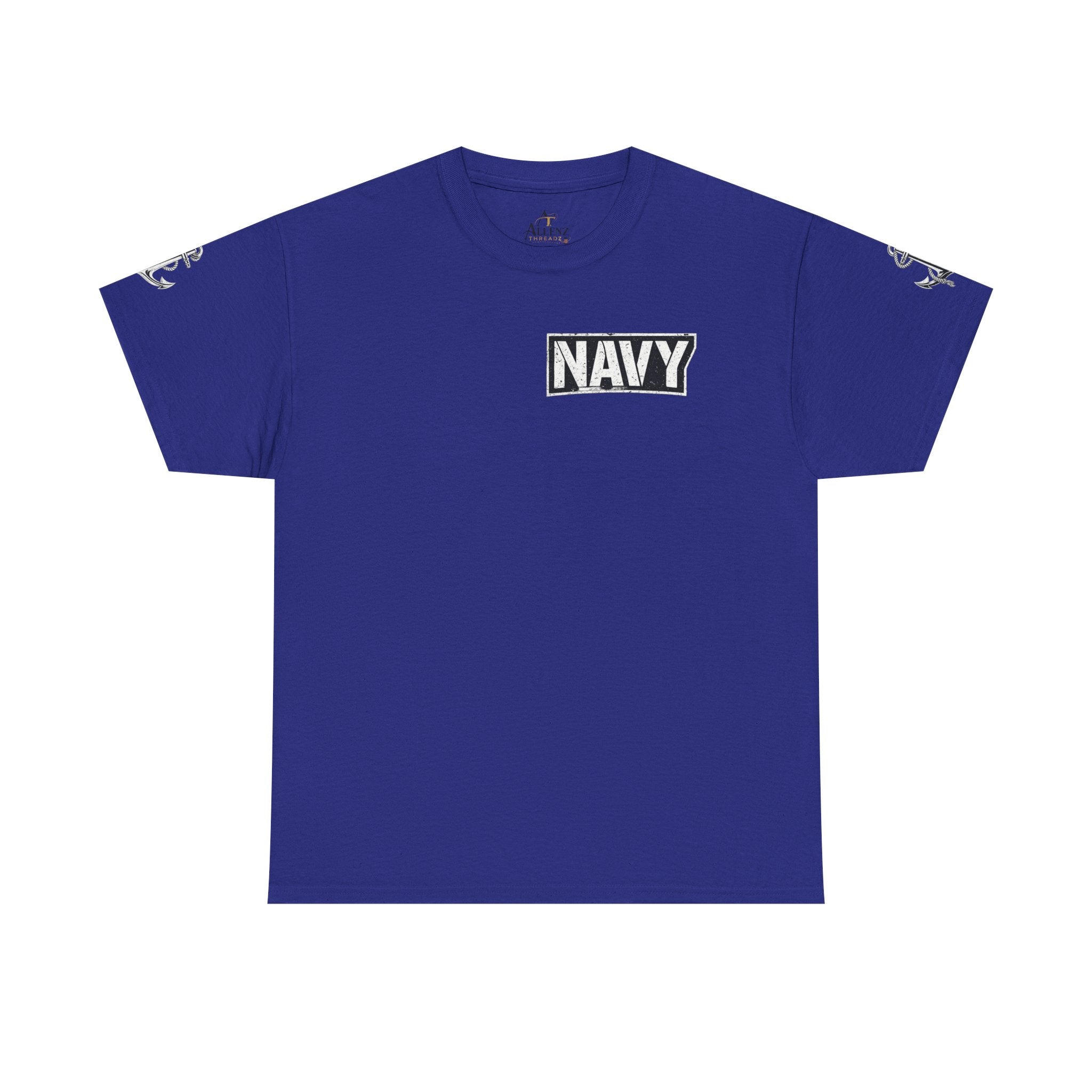 Unisex Heavy Cotton Tee⚓ “I’m A Grumpy Old Navy Veteran” Funny Veteran Shirt ⚓