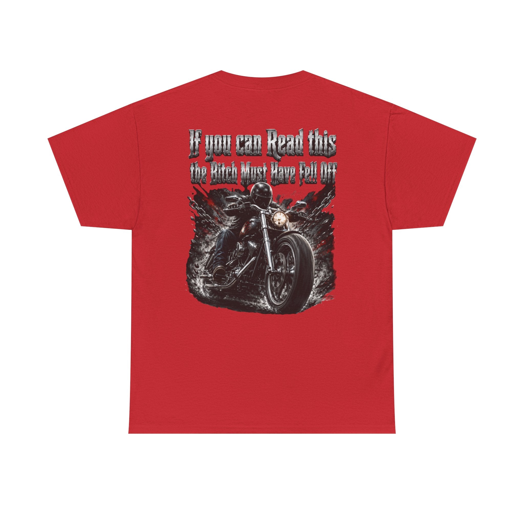 I you can Read This Biker Shirt Unisex Heavy Cotton Tee