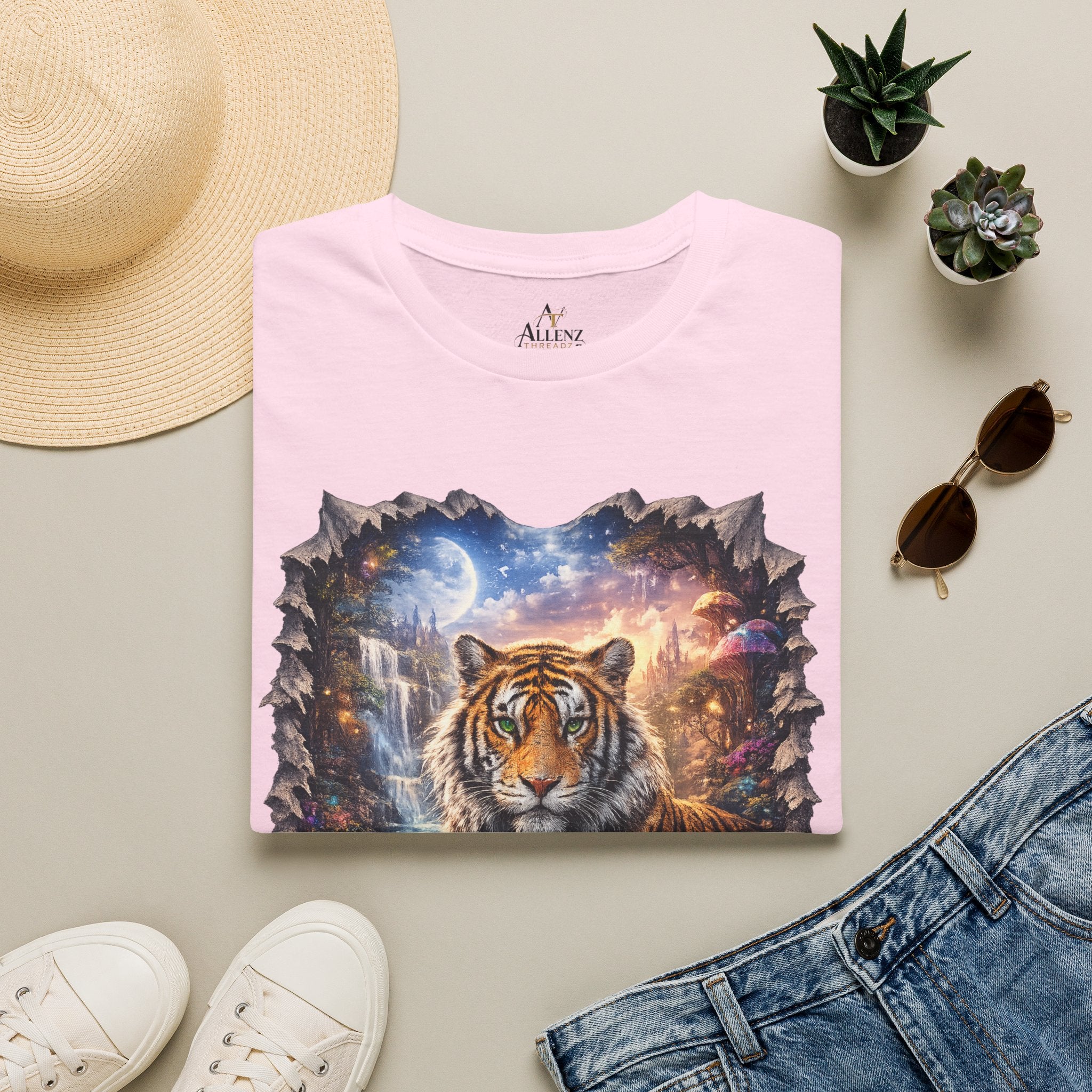 Unisex Softstyle T-Shirt -Fantasy Bengal tiger