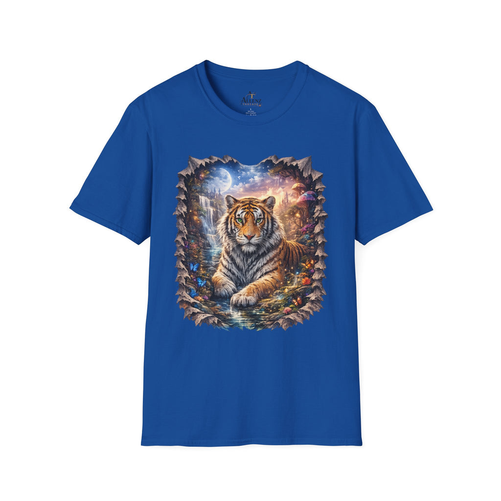 Unisex Softstyle T-Shirt -Fantasy Bengal tiger