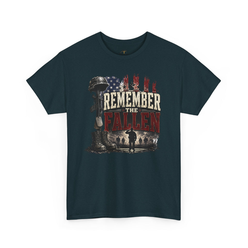 Unisex Heavy Cotton Tee   Military remember the Fallen