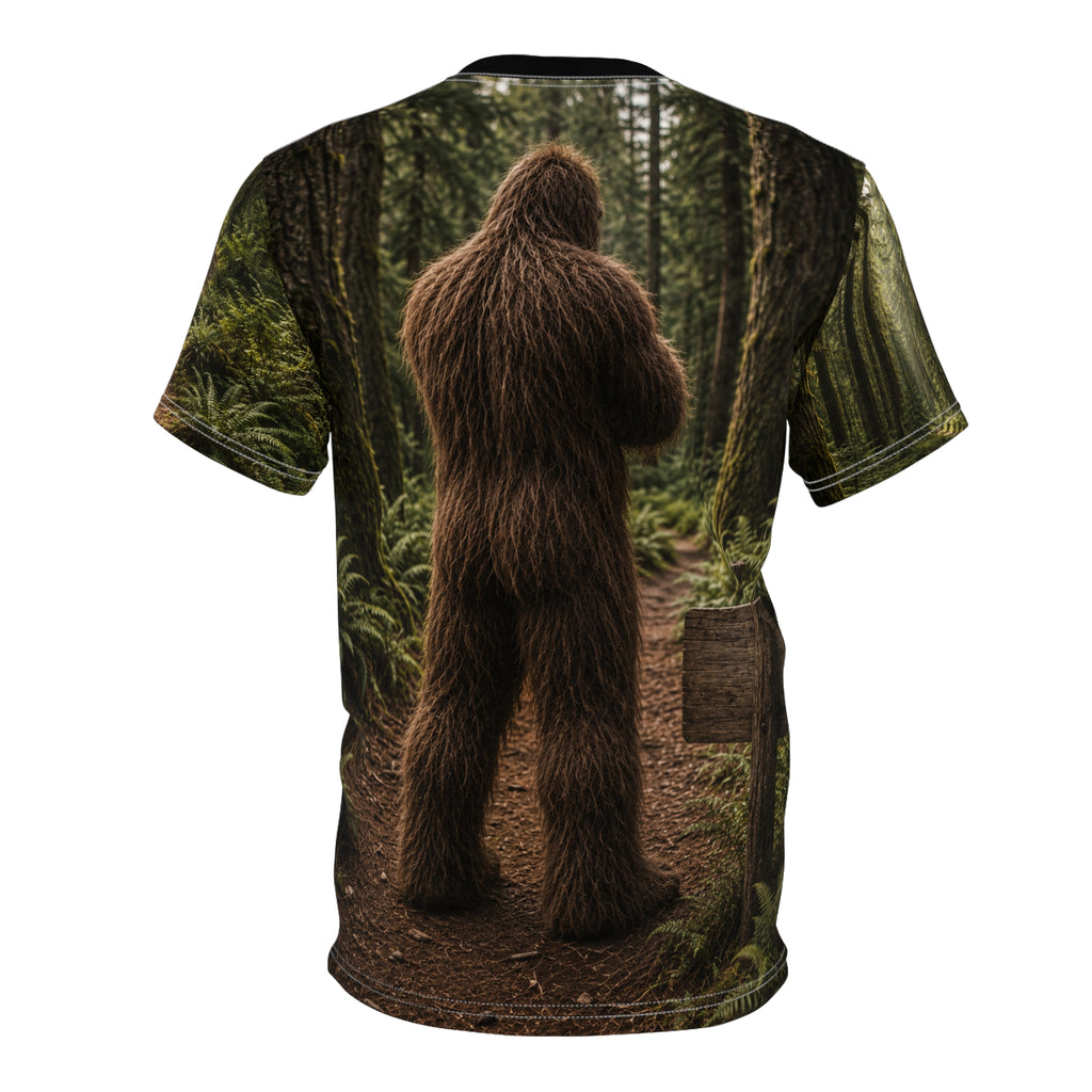 Unisex Cut & Sew Tee (AOP)  Grumpy Sasquatch- I'm Not Arguing