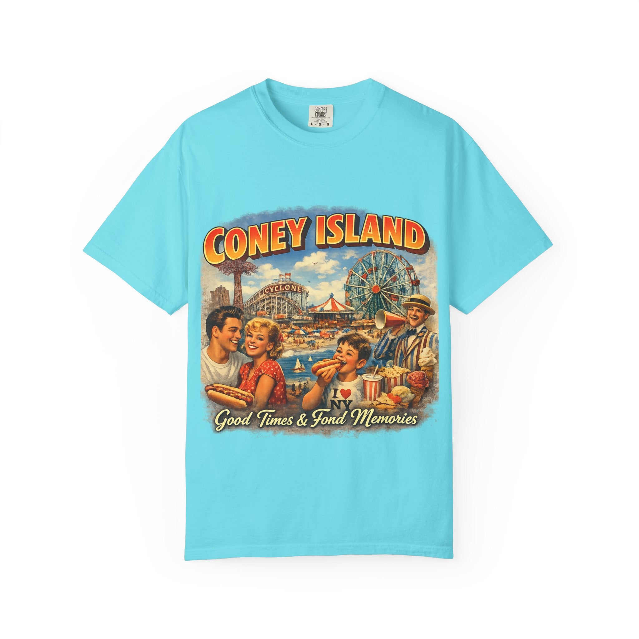 Coney Island Retro Graphic T-Shirt — "Good Times & Fond Memories"