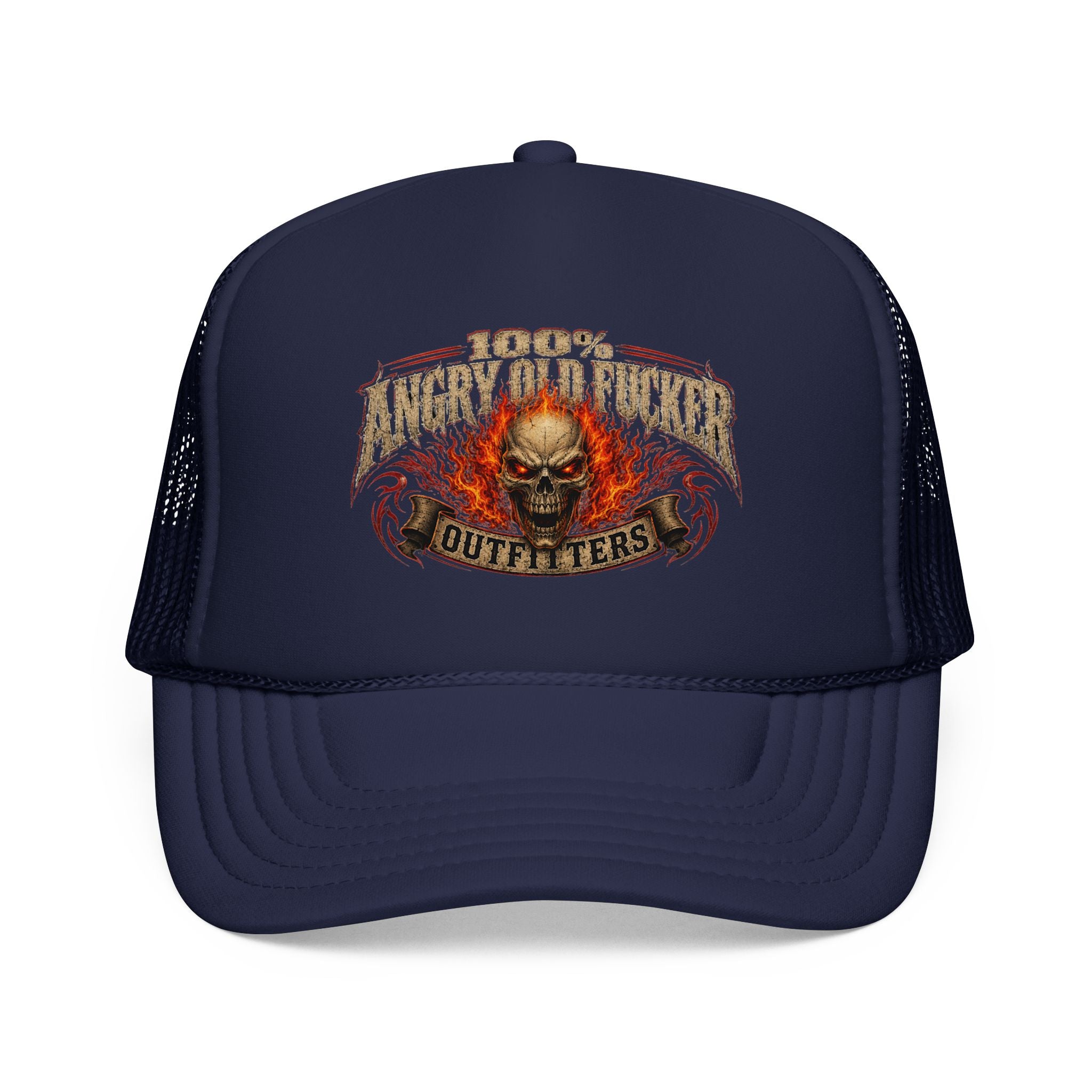 Foam Trucker Hat. 100% angry old man.