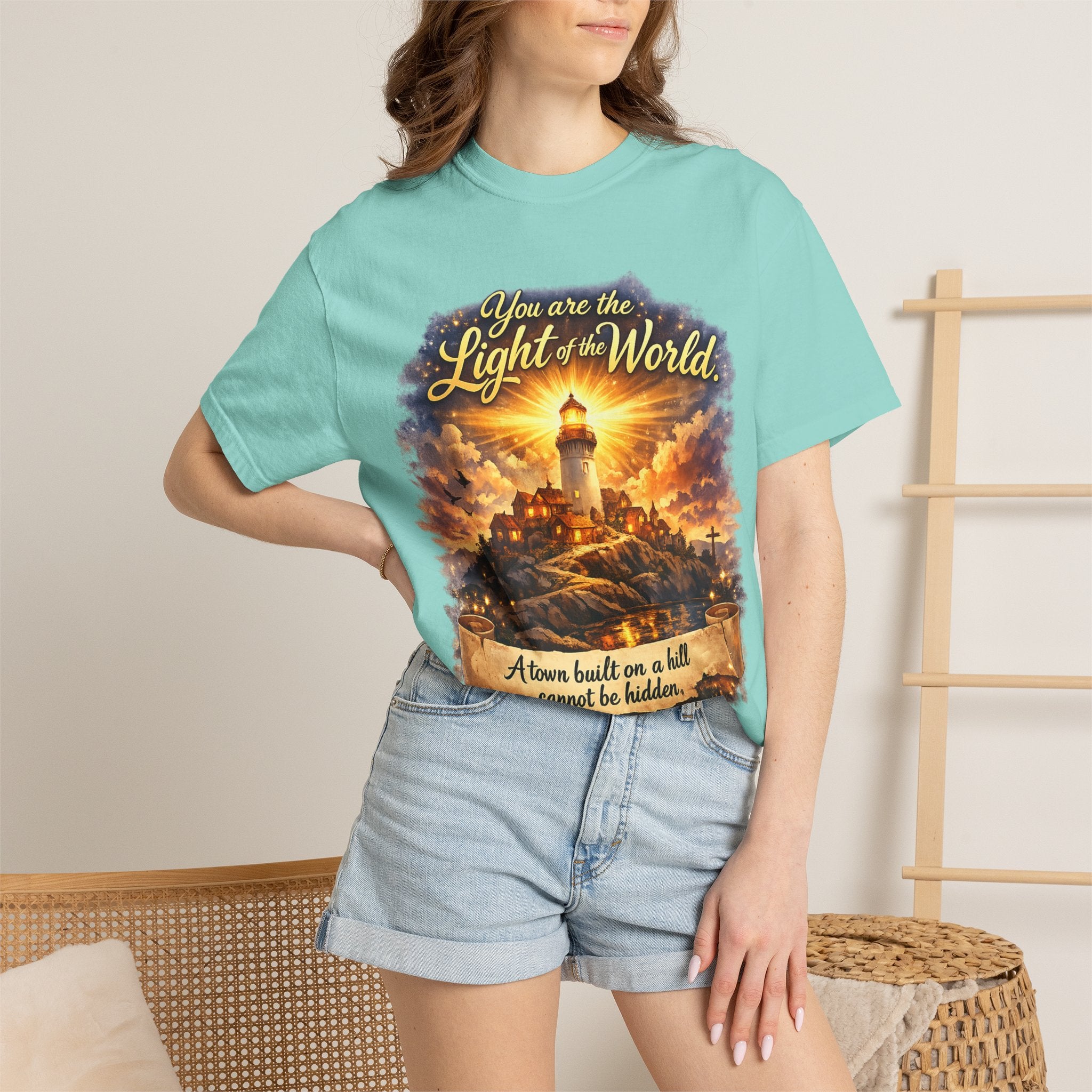 You Are the Light of the World T-Shirt — Lighthouse Faith Graphic Tee