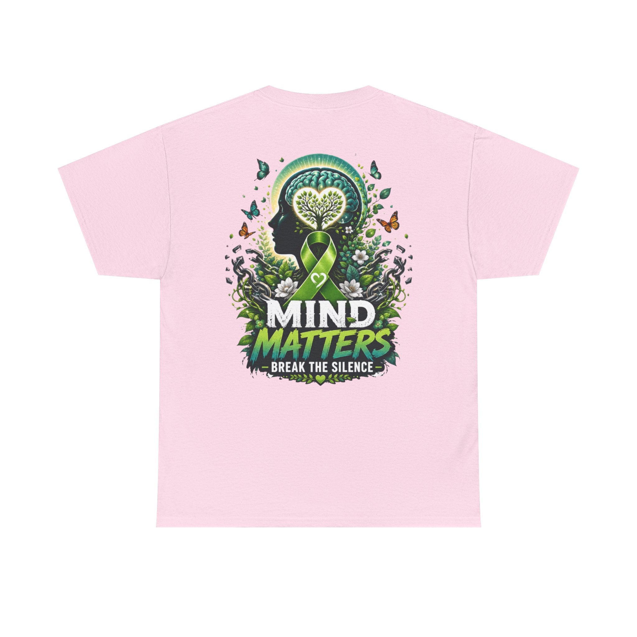 Break the Silence Mental Health Unisex Heavy Cotton Tee