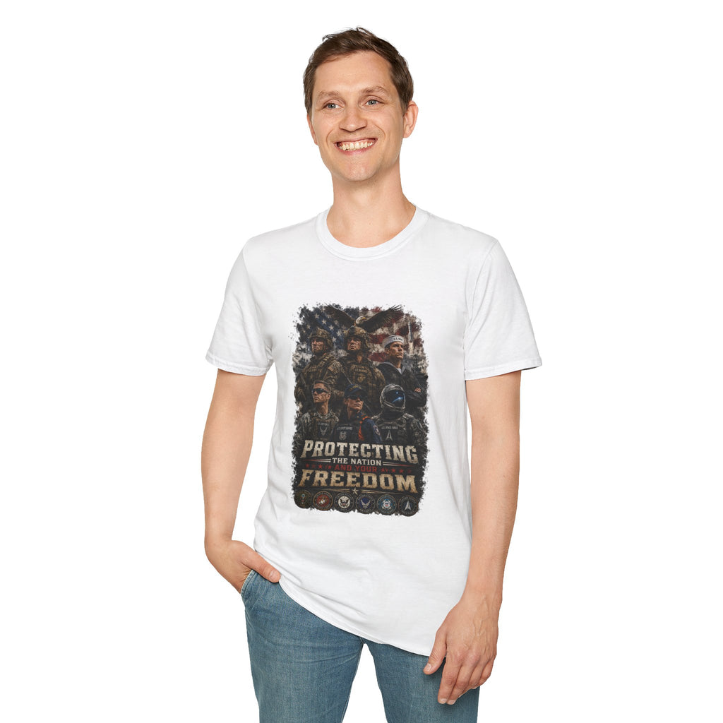Protecting the Nation Unisex Softstyle T-Shirt