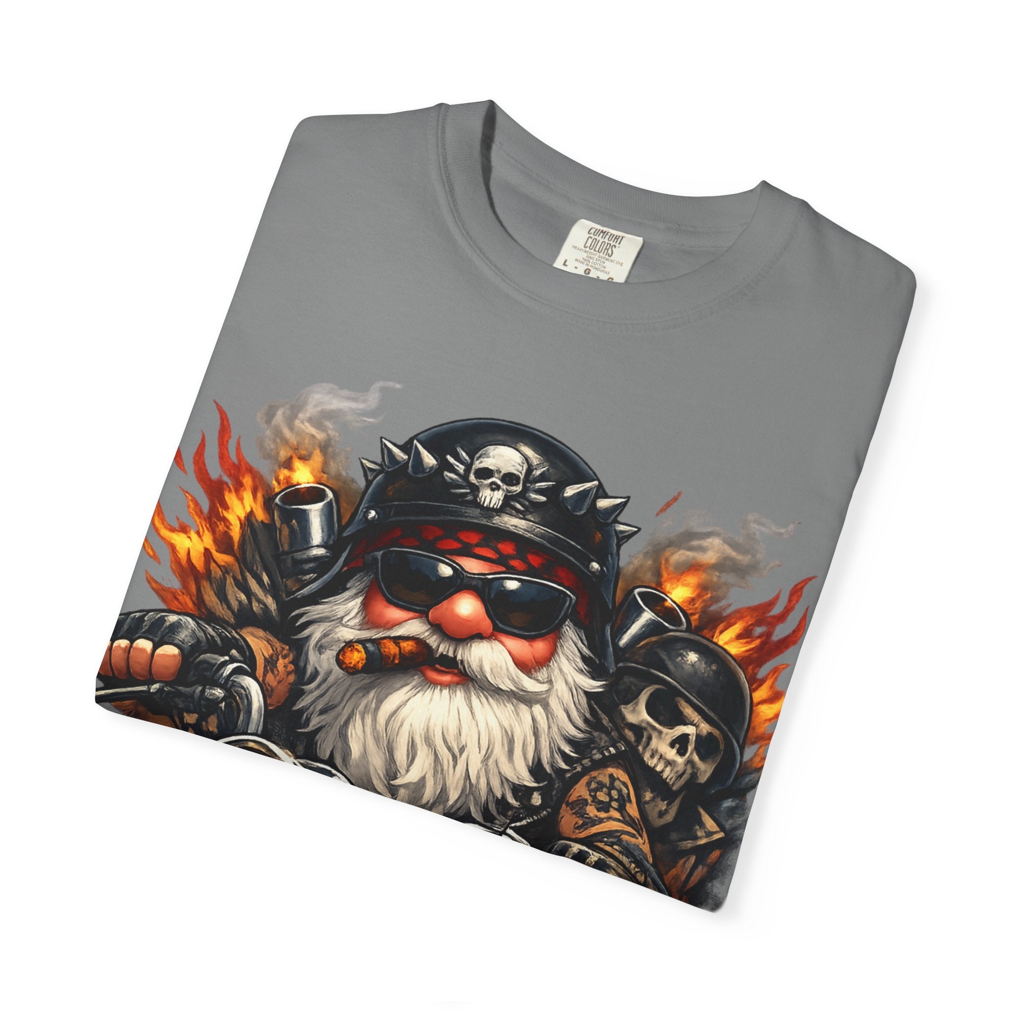 Biker Life T-Shirt — Vintage Gnome Motorcycle Graphic Tee