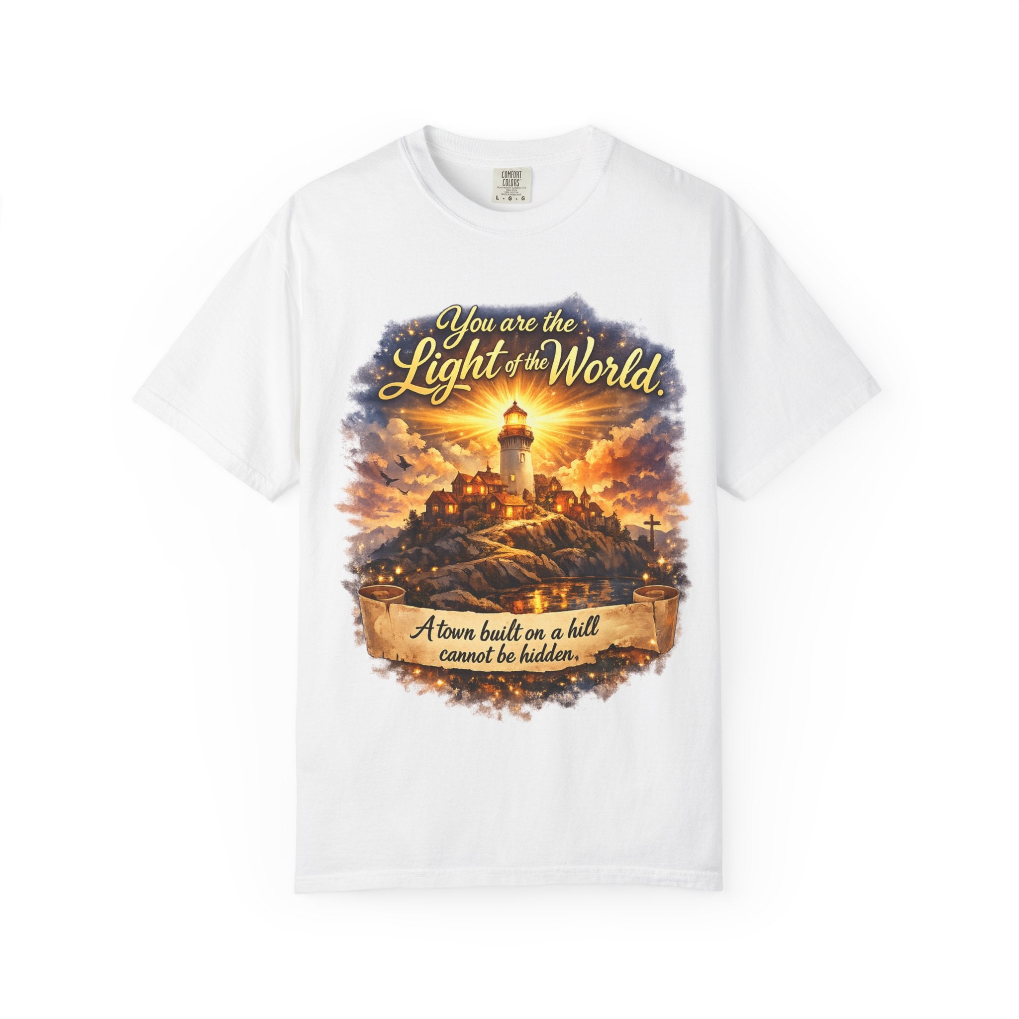 You Are the Light of the World T-Shirt — Lighthouse Faith Graphic Tee