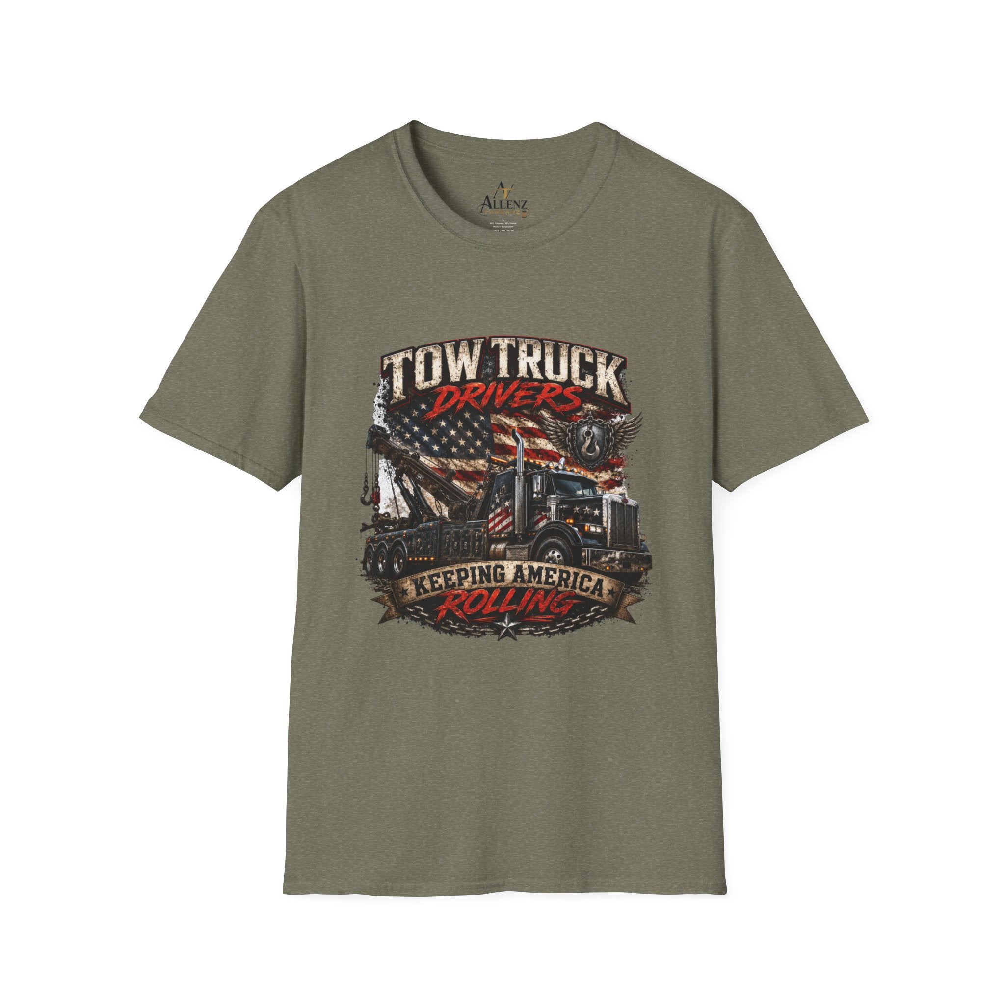 Tow Truck Driver Unisex Softstyle T-Shirt