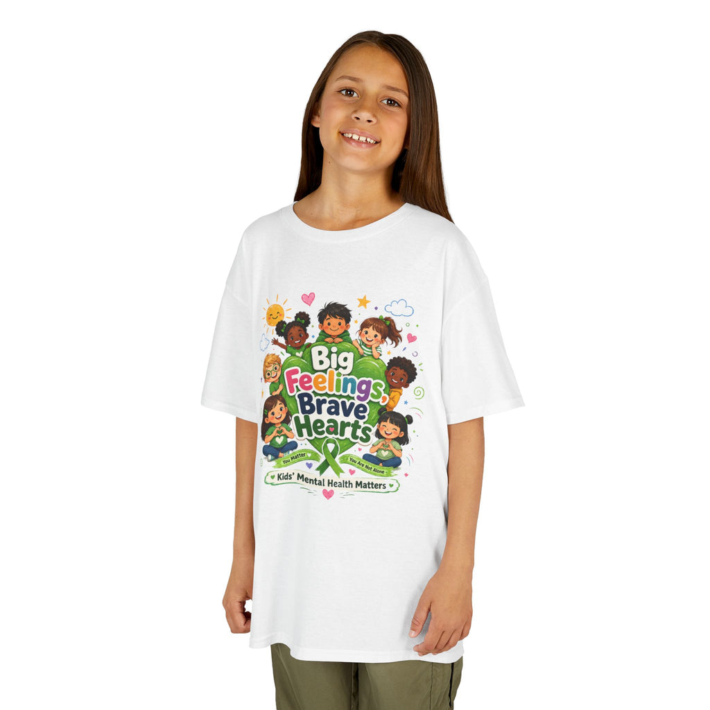 Brave Hearts Mental Health Kids Heavy Cotton™ Tee