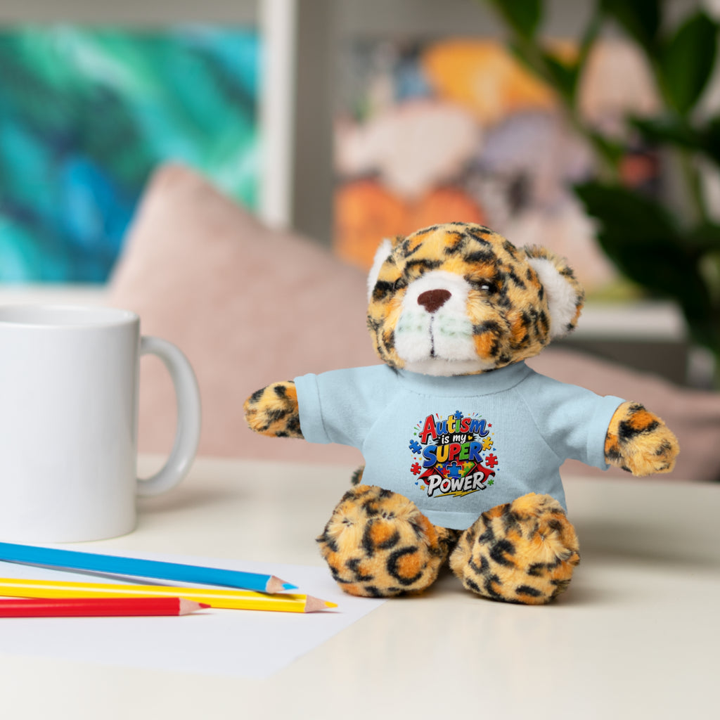 Kids Stuffed Animal with Autism T-Shirt