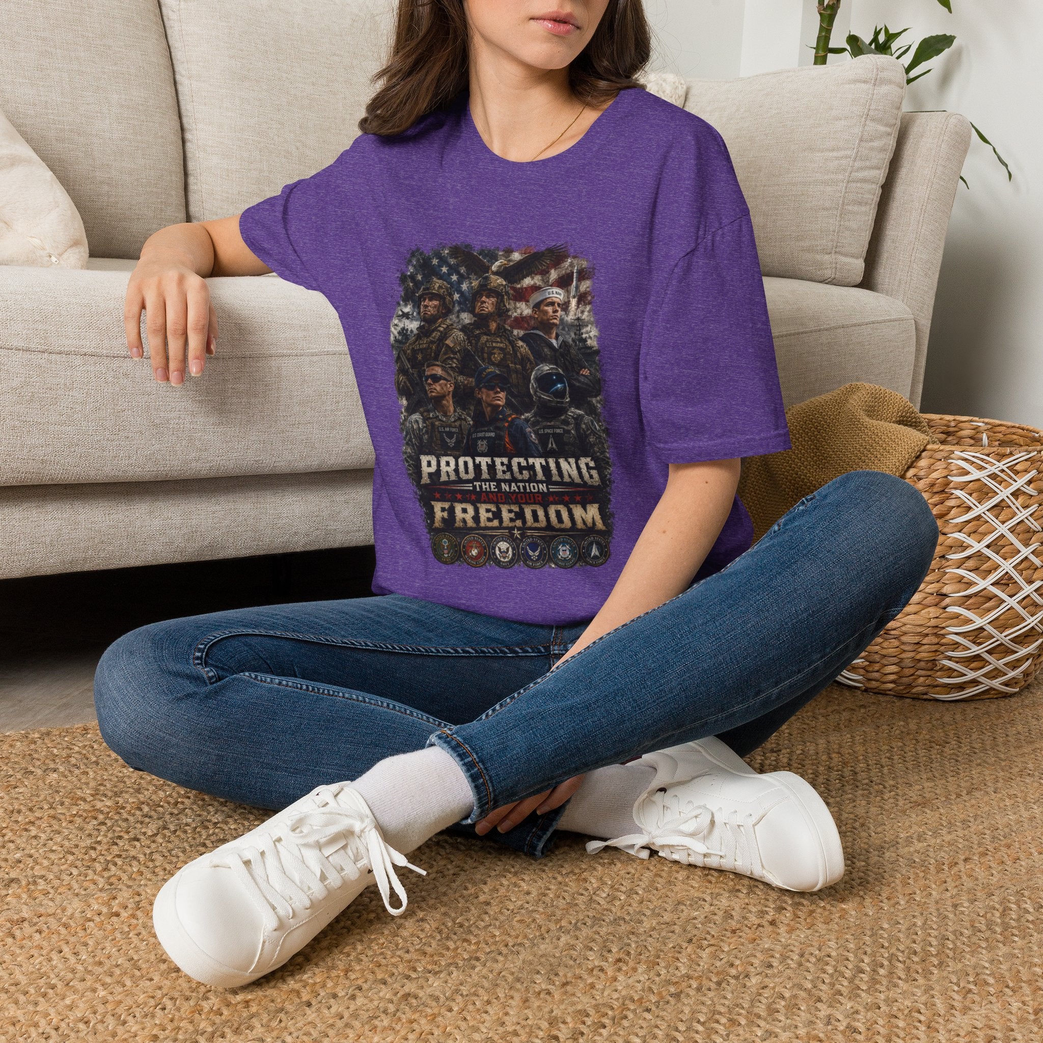 Protecting the Nation Unisex Softstyle T-Shirt