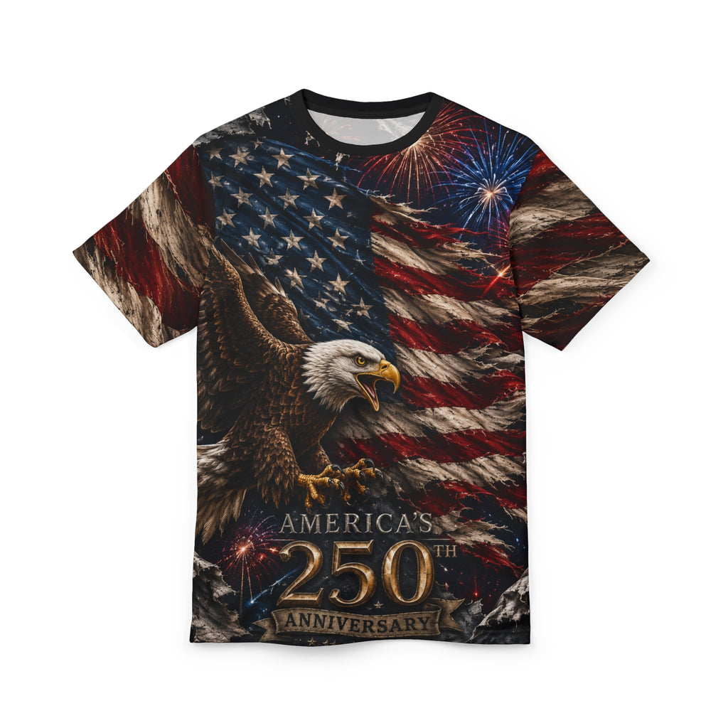 Americas 250th Unisex Cut and Sew Tee (AOP)