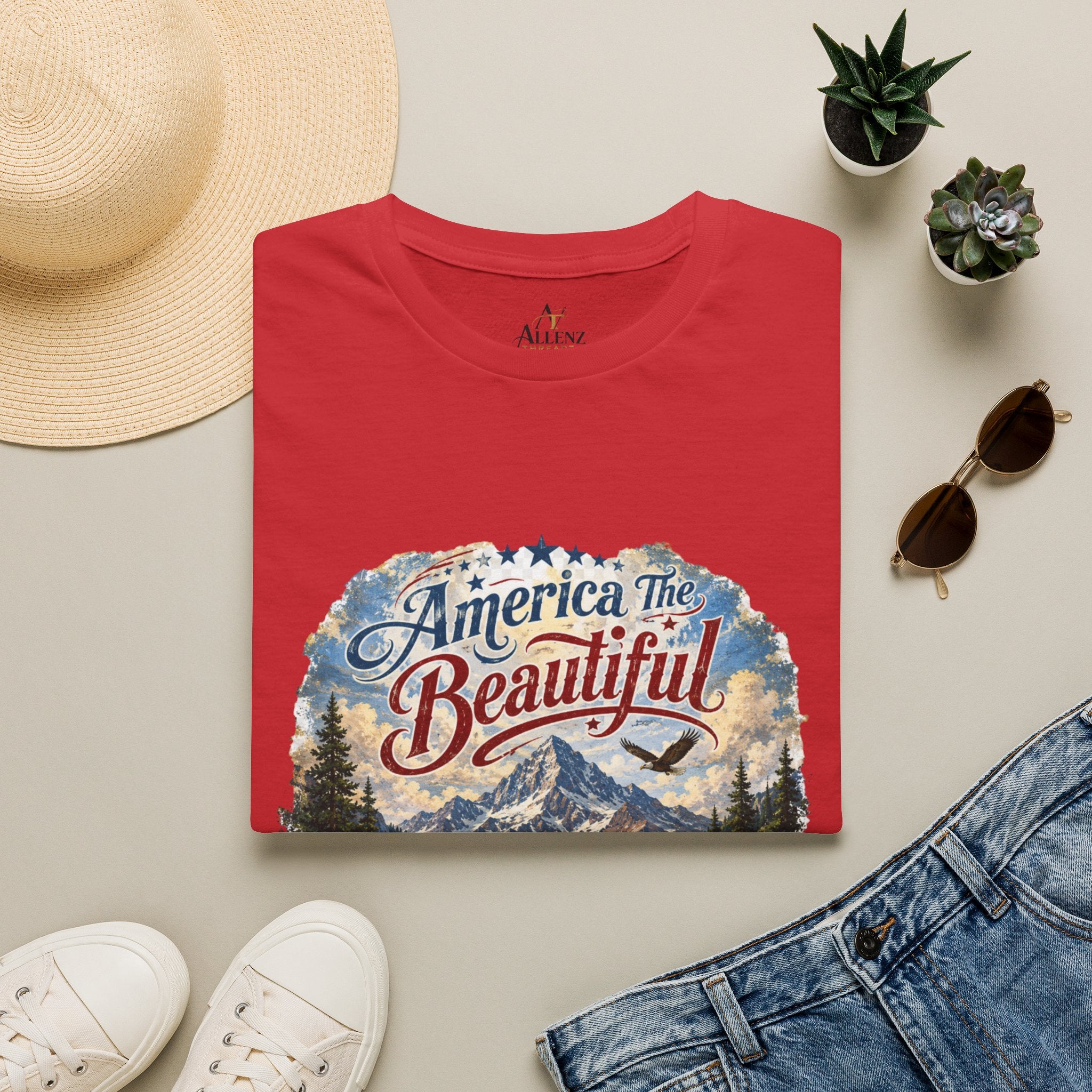 America the Beautiful Unisex Softstyle T-Shirt