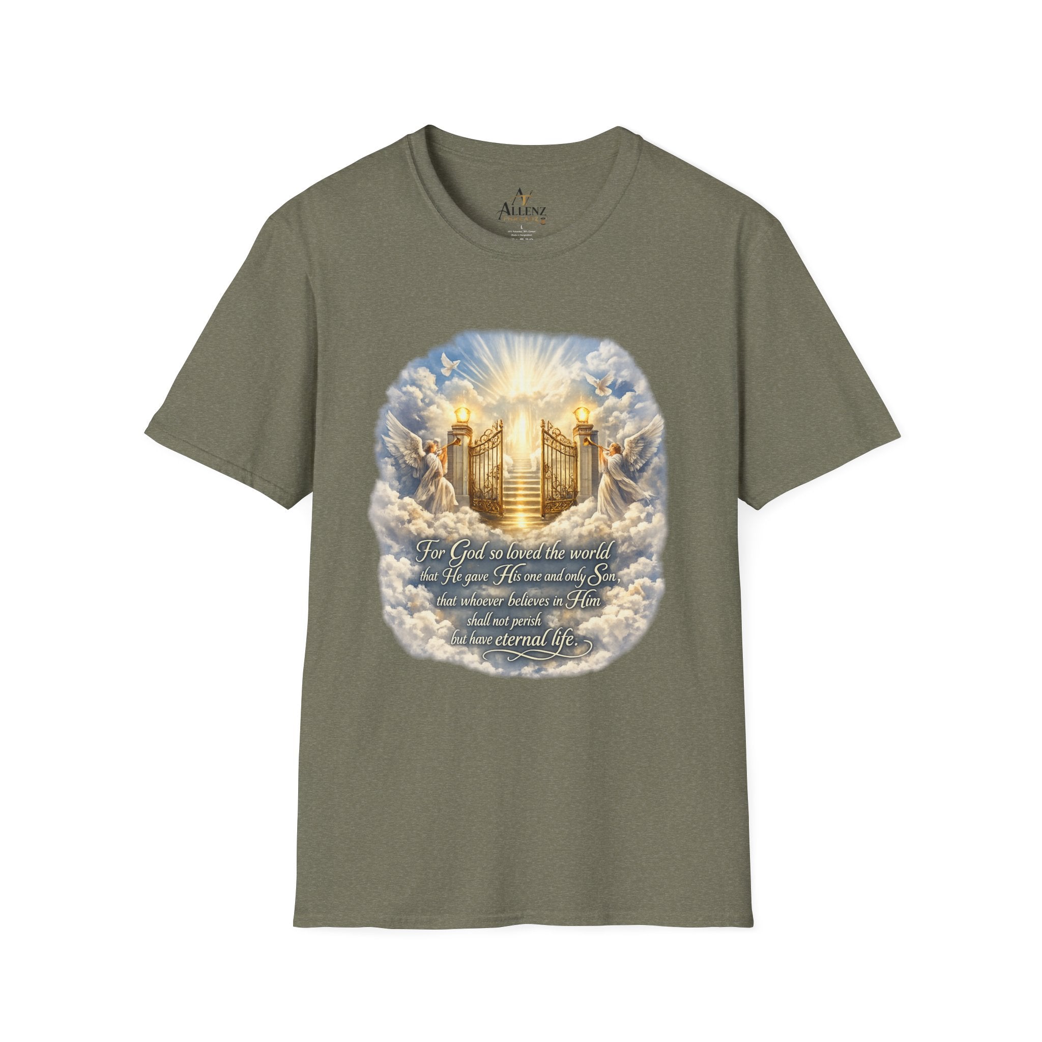 Heavenly Gates T‑Shirt — Inspirational Christian Faith Graphic Tee